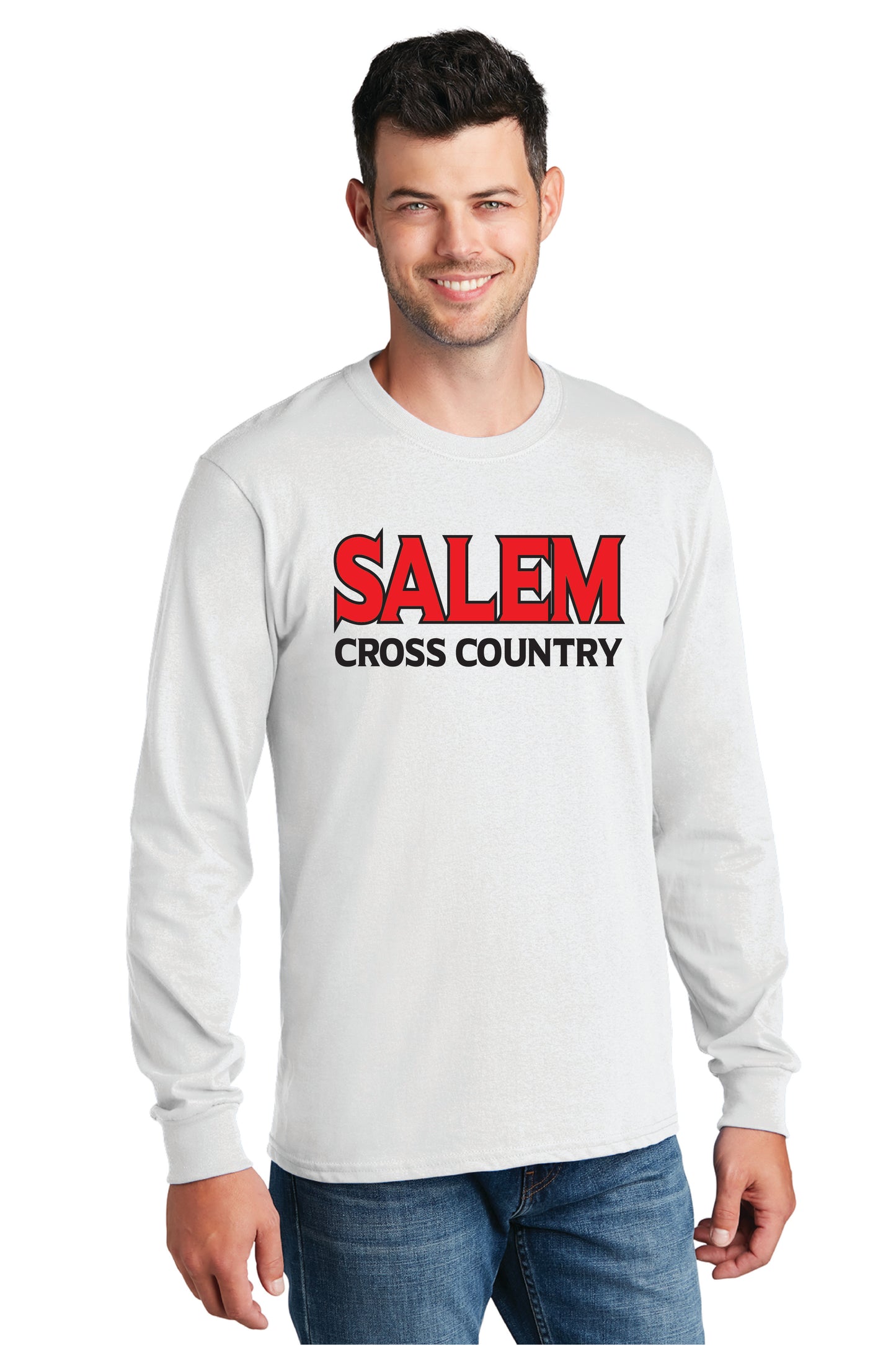 SALEM QUAKERS CROSS COUNTRY Gildan Softstyle® Long Sleeve T-Shirt 2