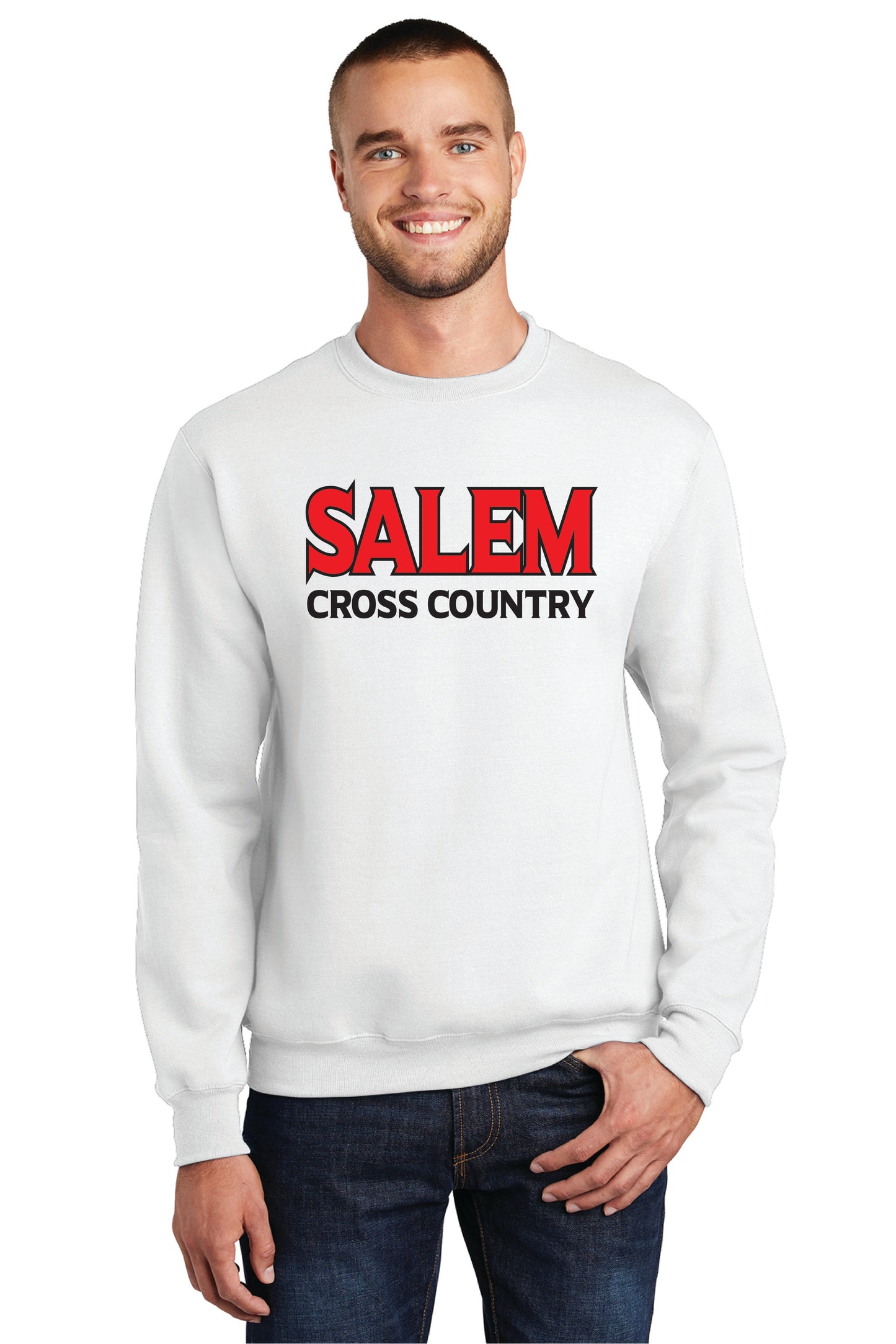SALEM QUAKERS CROSS COUNTRY PC78 Port & Company® Core Fleece Crewneck Sweatshirt 2