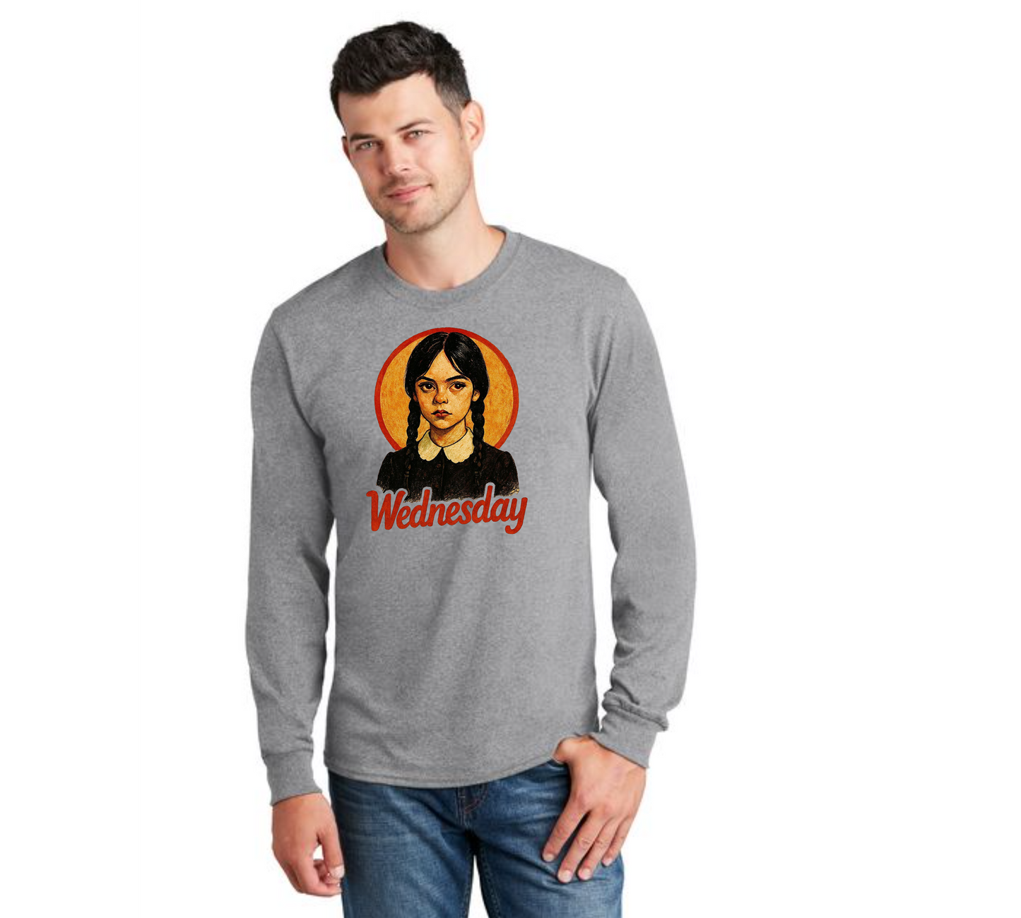 HALLOWEEN PC55LS Port & Company® Long Sleeve Core Cotton Tee HW-45