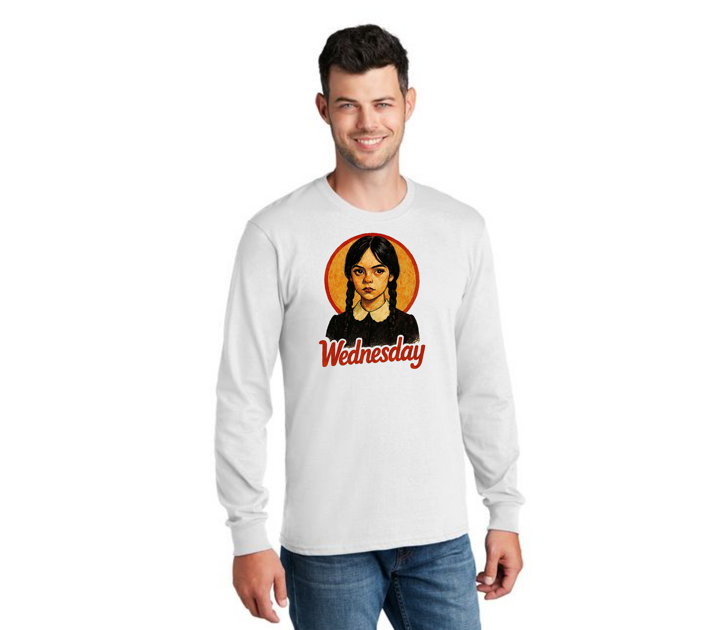 HALLOWEEN PC55LS Port & Company® Long Sleeve Core Cotton Tee HW-45