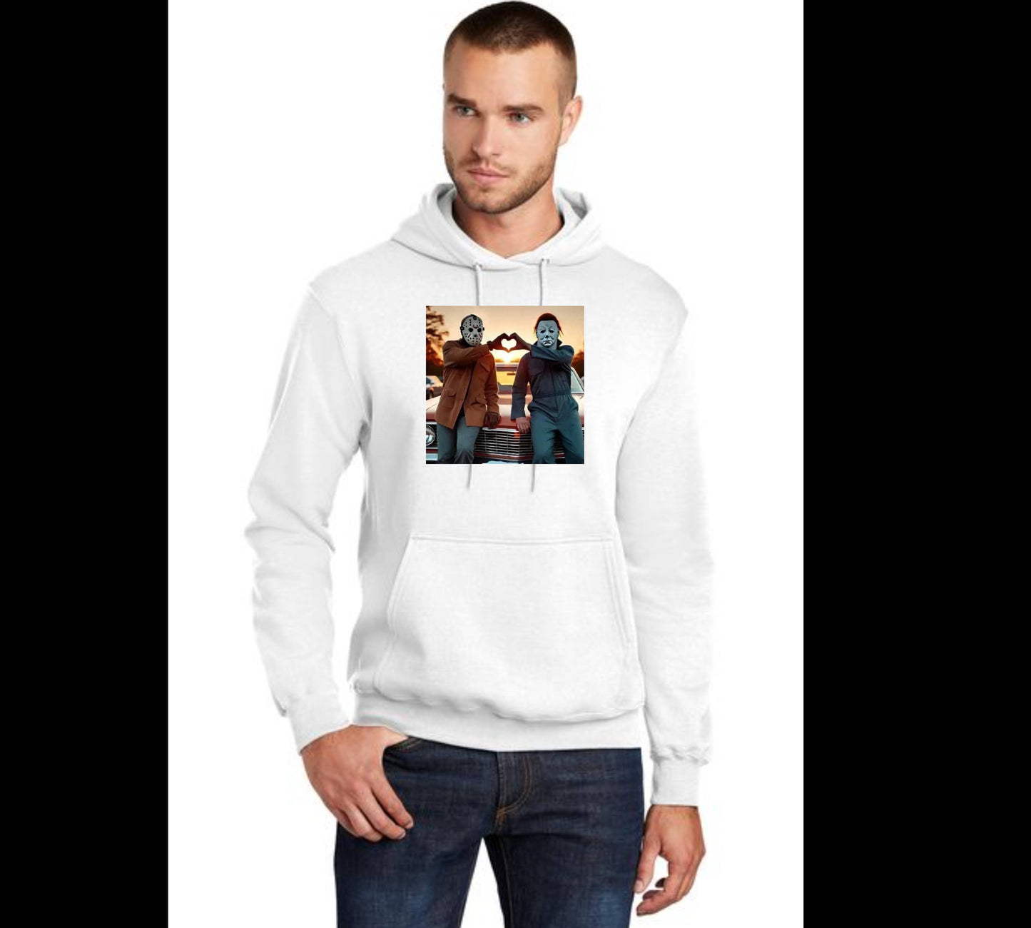 HALLOWEEN PC78H Port & Company® Core Fleece Pullover Hooded Sweatshirt HW-47