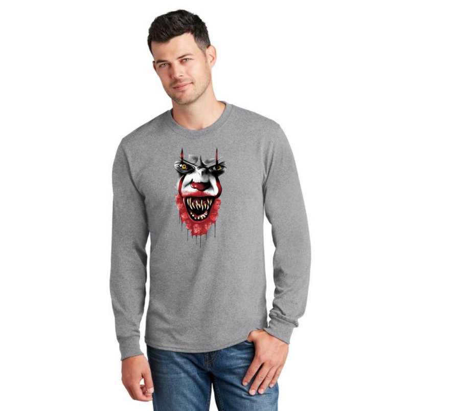HALLOWEEN PC55LS Port & Company® Long Sleeve Core Cotton Tee HW-52