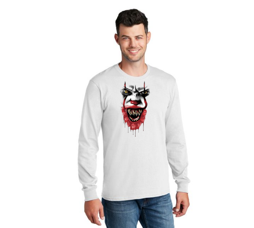HALLOWEEN PC55LS Port & Company® Long Sleeve Core Cotton Tee HW-52