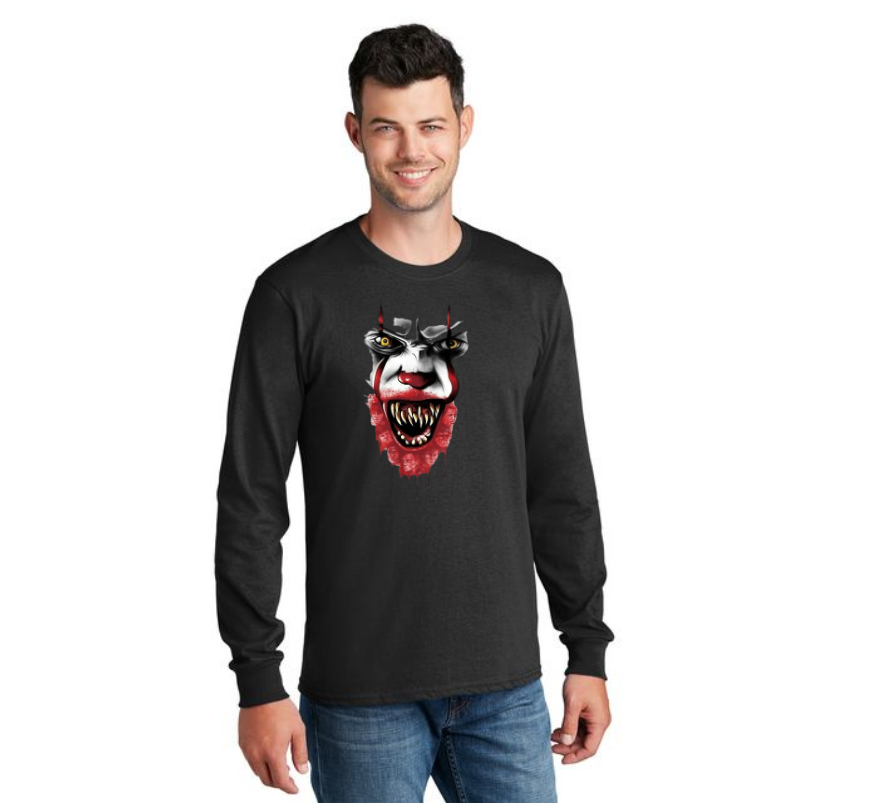 HALLOWEEN PC55LS Port & Company® Long Sleeve Core Cotton Tee HW-52