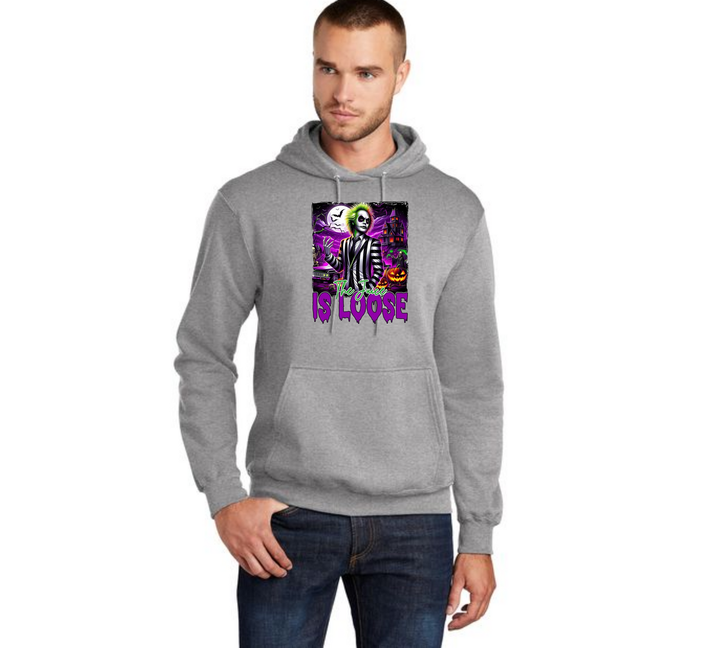 HALLOWEEN PC78H Port & Company® Core Fleece Pullover Hooded Sweatshirt HW-53