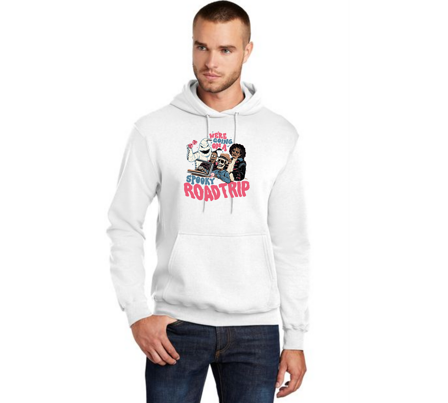 HALLOWEEN PC78H Port & Company® Core Fleece Pullover Hooded Sweatshirt HW-56