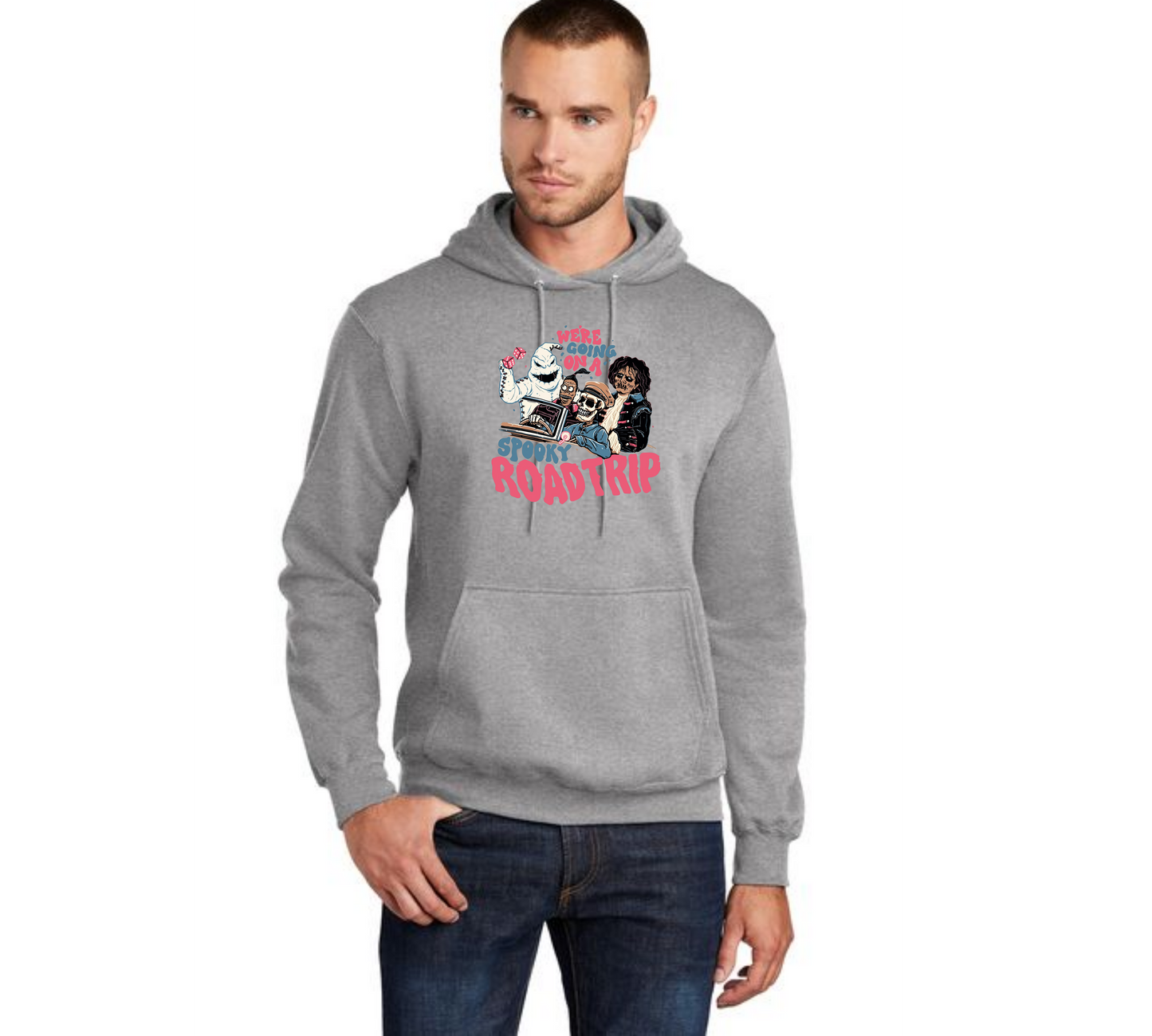 HALLOWEEN PC78H Port & Company® Core Fleece Pullover Hooded Sweatshirt HW-56