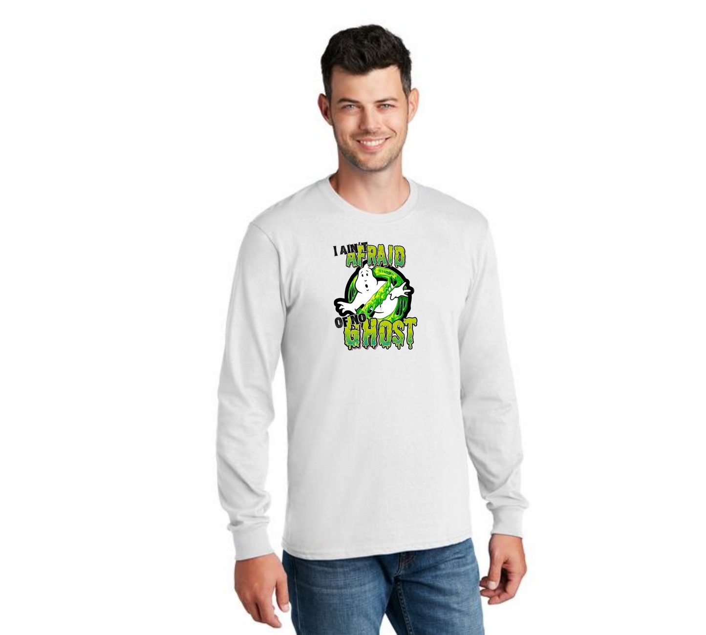 HALLOWEEN PC55LS Port & Company® Long Sleeve Core Cotton Tee HW-57