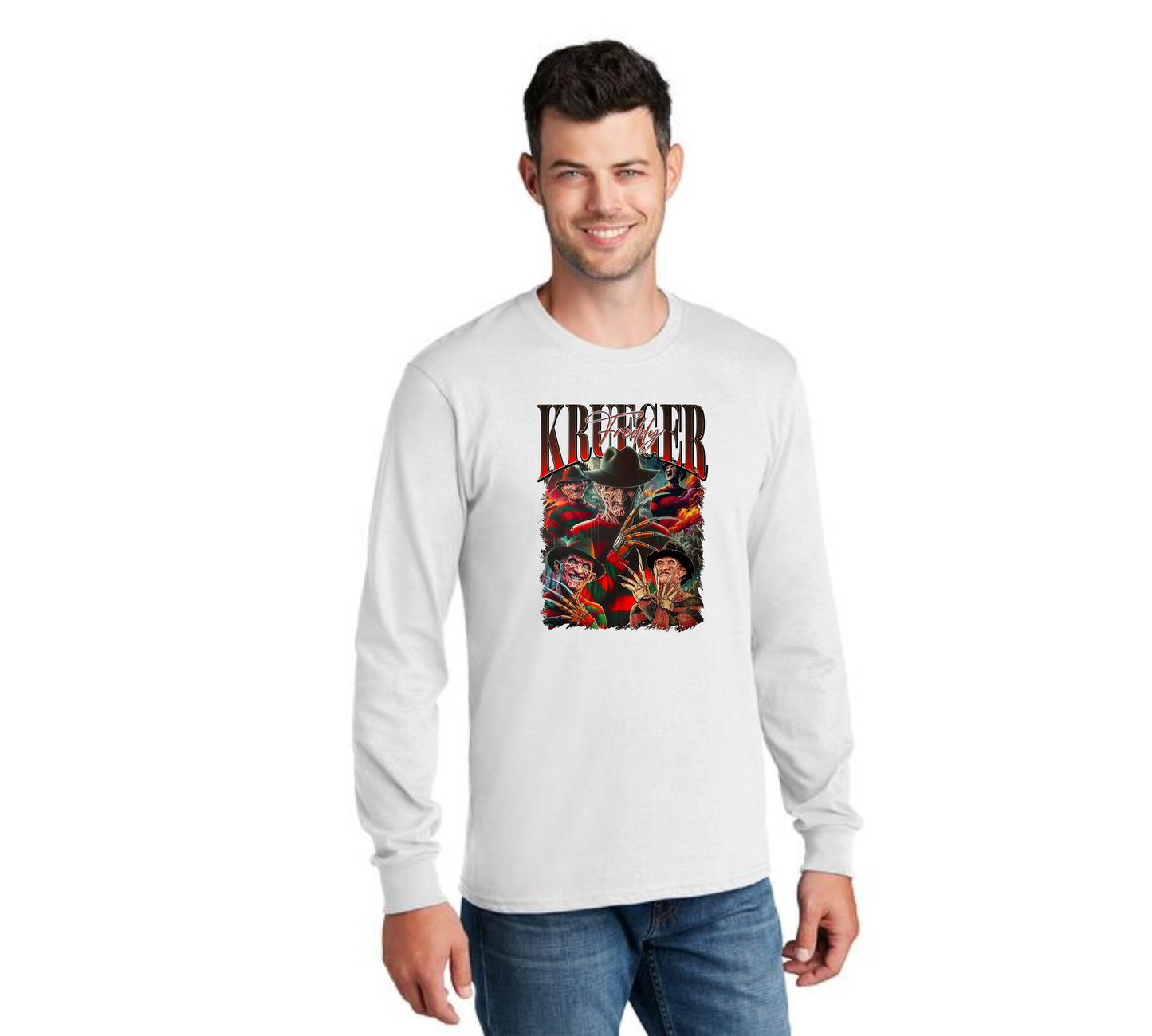 HALLOWEEN PC55LS Port & Company® Long Sleeve Core Cotton Tee HW-38