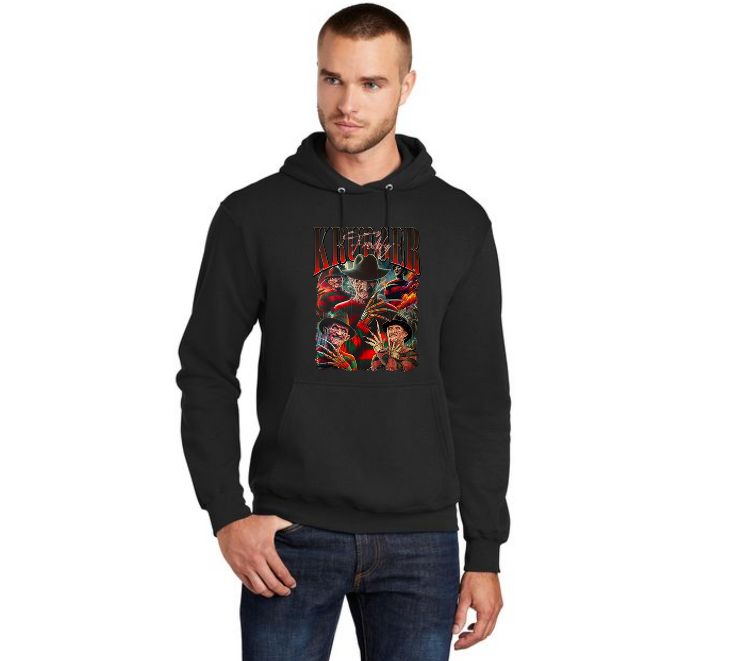 HALLOWEEN PC78H Port & Company® Core Fleece Pullover Hooded Sweatshirt HW-38