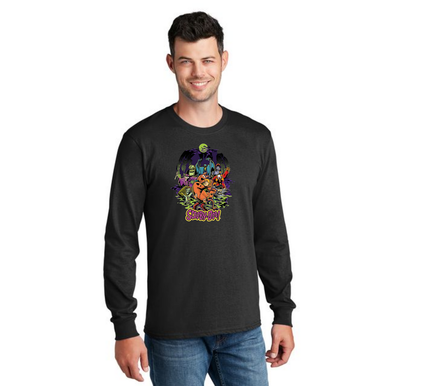 HALLOWEEN PC55LS Port & Company® Long Sleeve Core Cotton Tee HW-60
