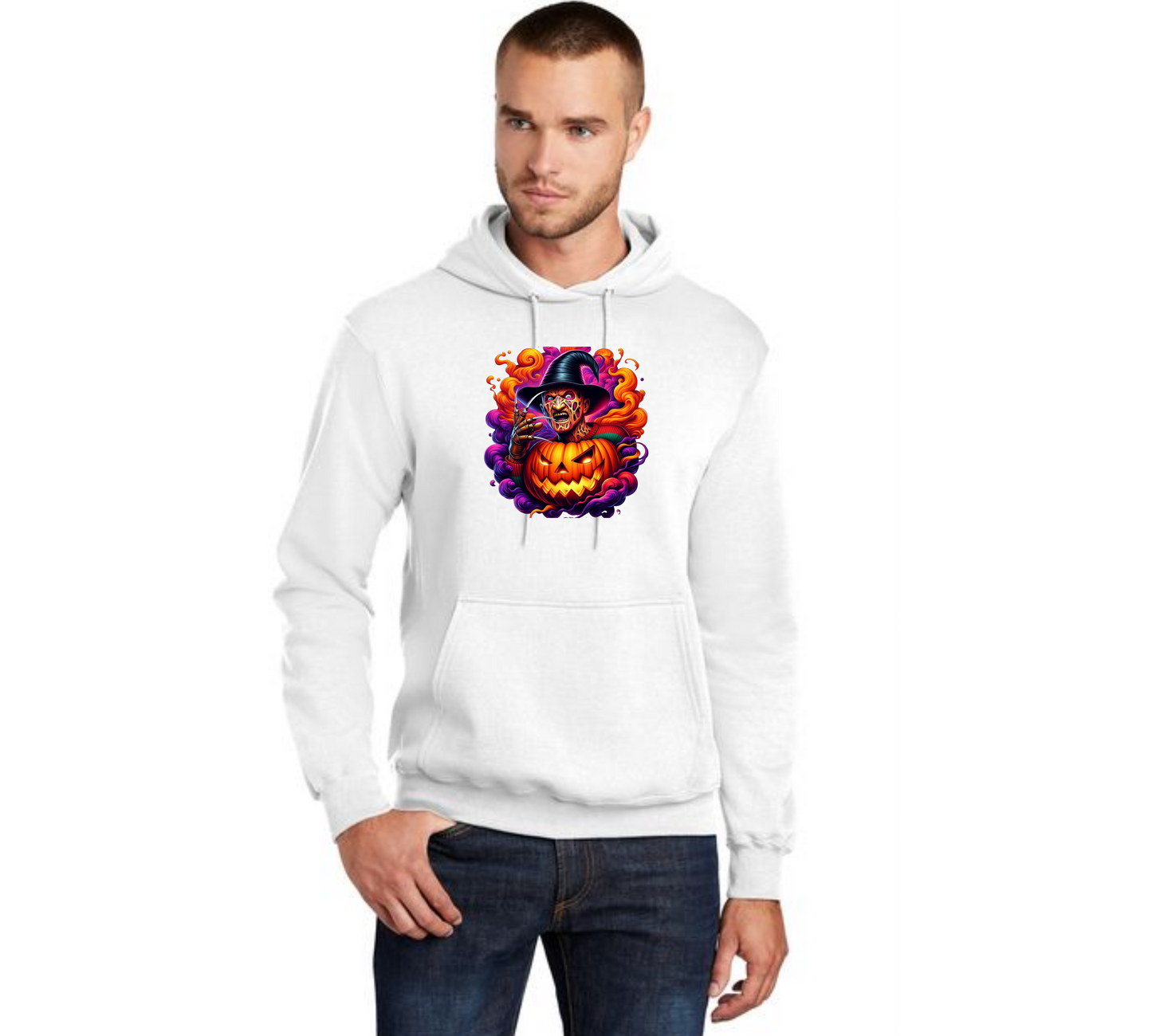 HALLOWEEN PC78H Port & Company® Core Fleece Pullover Hooded Sweatshirt HW-62