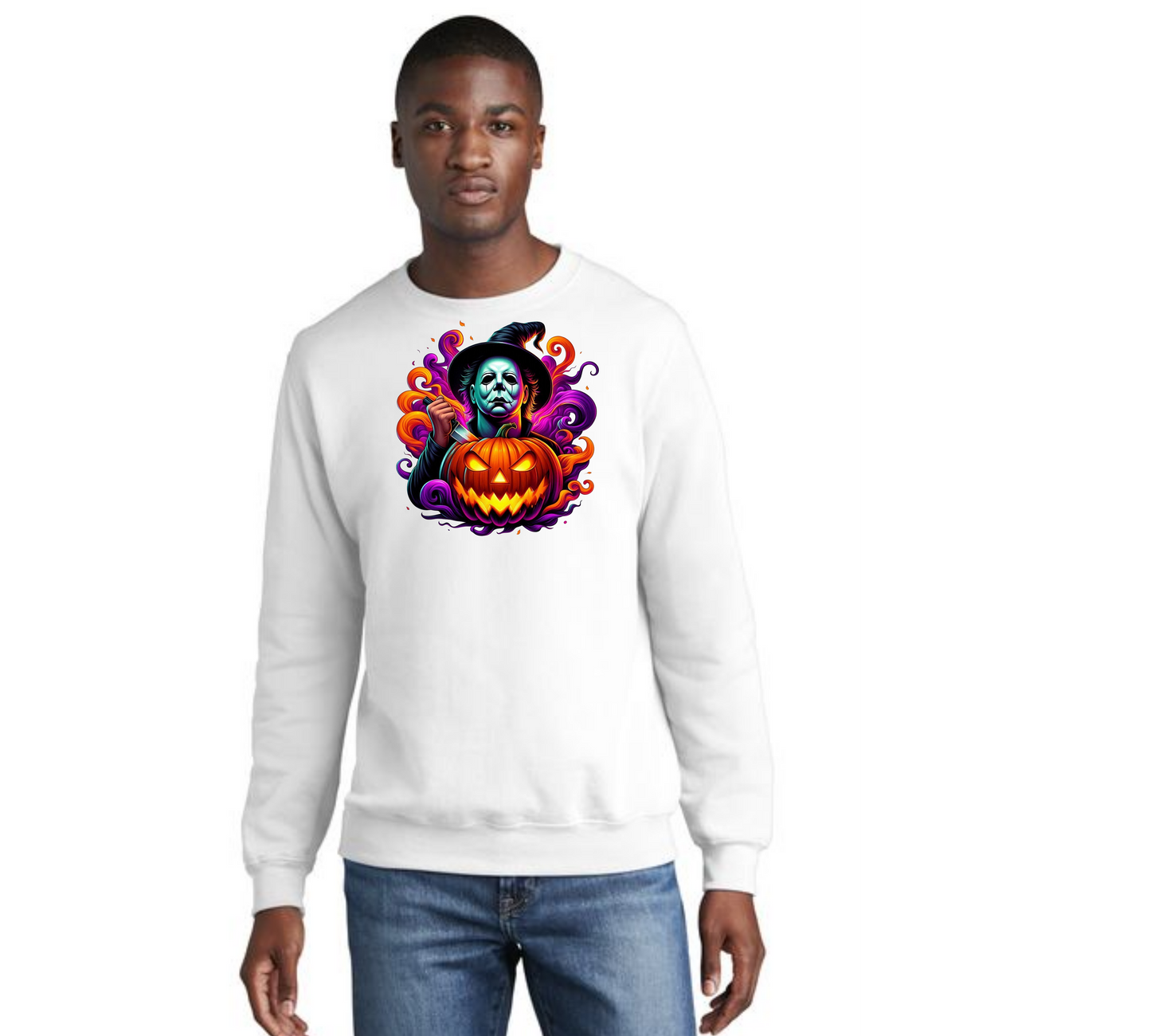 HALLOWEEN Port & Company® Core Fleece Crewneck Sweatshirt HW-63