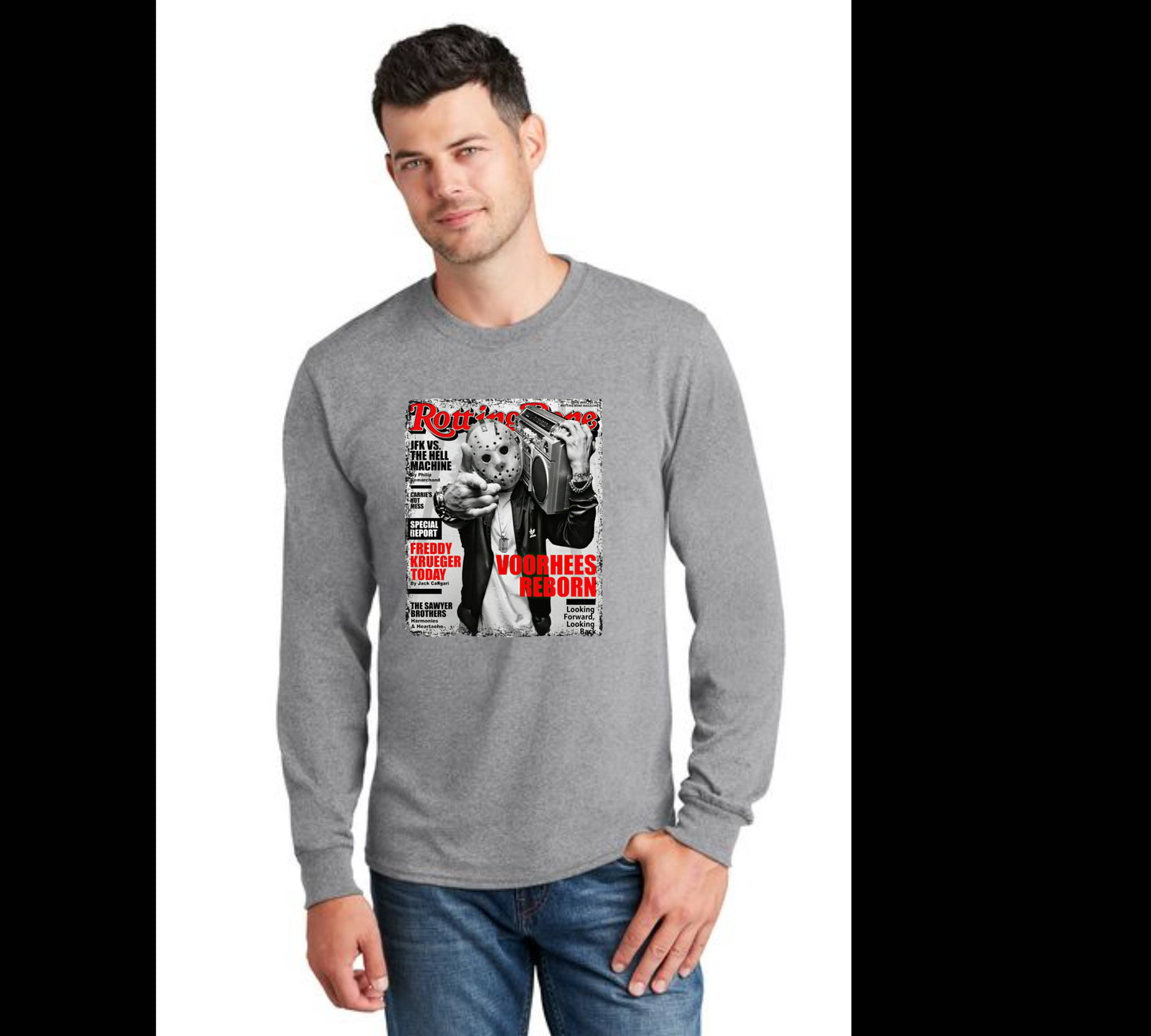 HALLOWEEN PC55LS Port & Company® Long Sleeve Core Cotton Tee HW-40