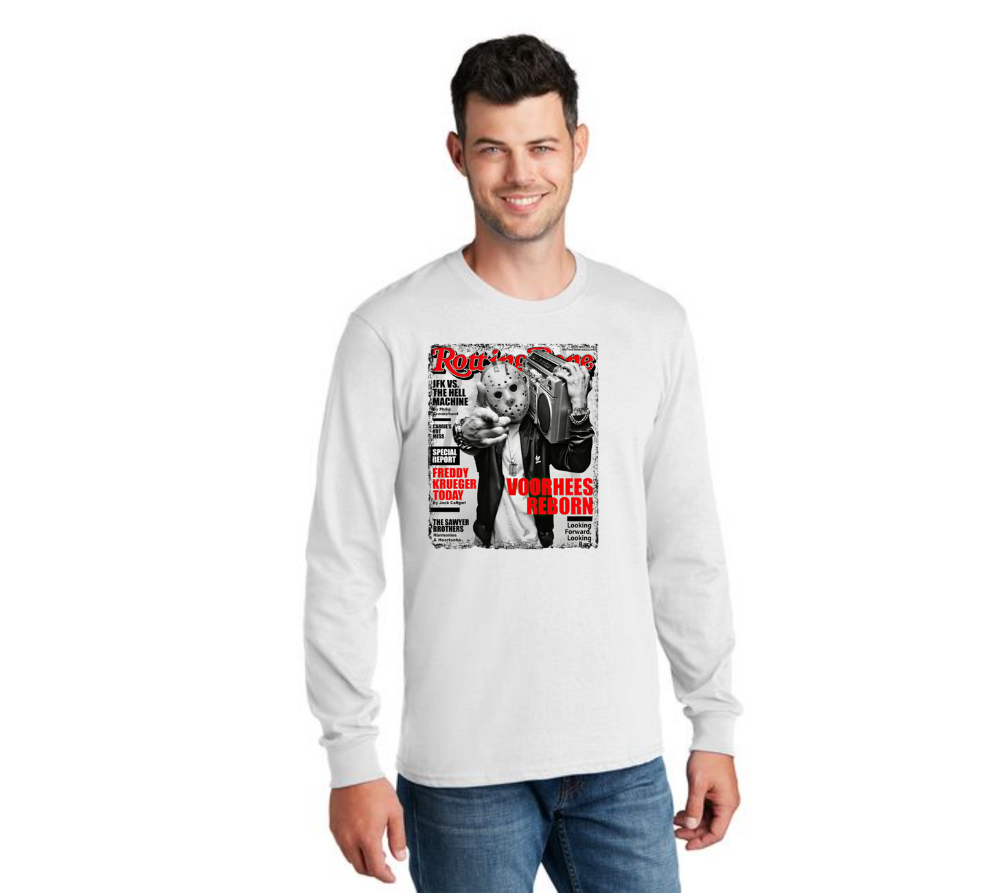 HALLOWEEN PC55LS Port & Company® Long Sleeve Core Cotton Tee HW-40