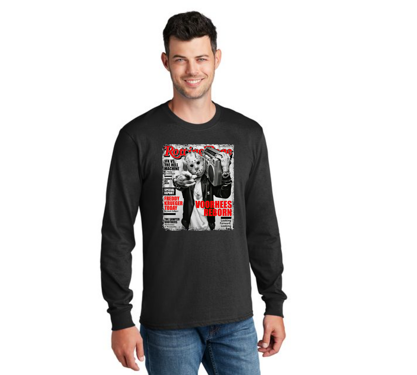 HALLOWEEN PC55LS Port & Company® Long Sleeve Core Cotton Tee HW-40