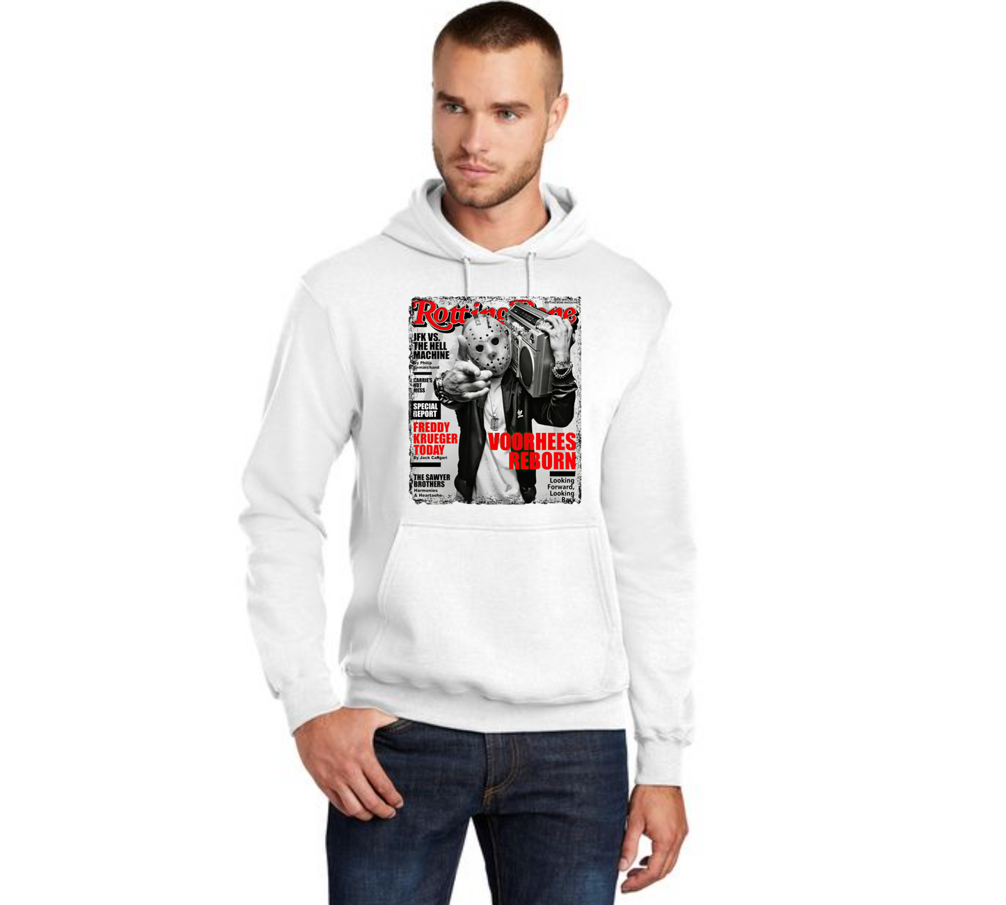 HALLOWEEN PC78H Port & Company® Core Fleece Pullover Hooded Sweatshirt HW-40
