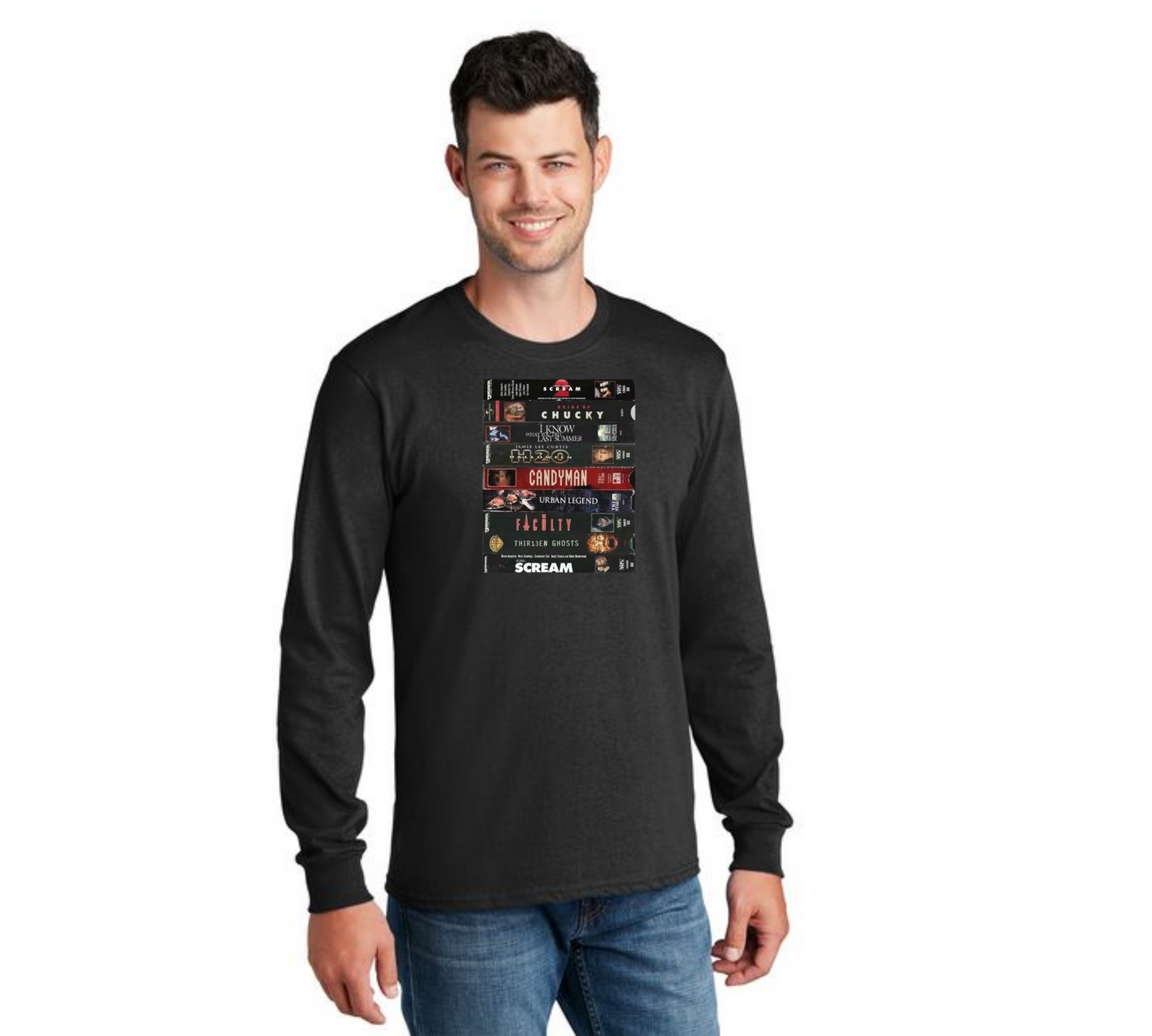 HALLOWEEN PC55LS Port & Company® Long Sleeve Core Cotton Tee HW-65