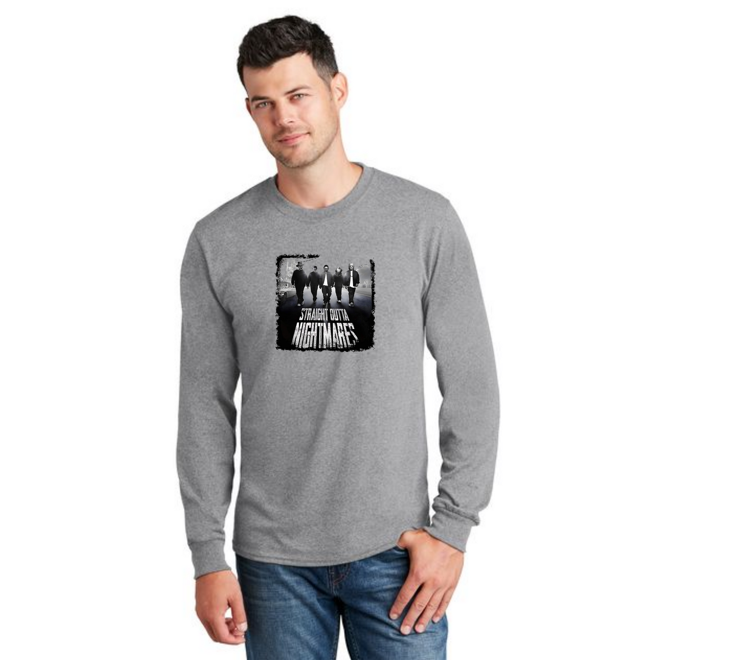 HALLOWEEN PC55LS Port & Company® Long Sleeve Core Cotton Tee HW-67