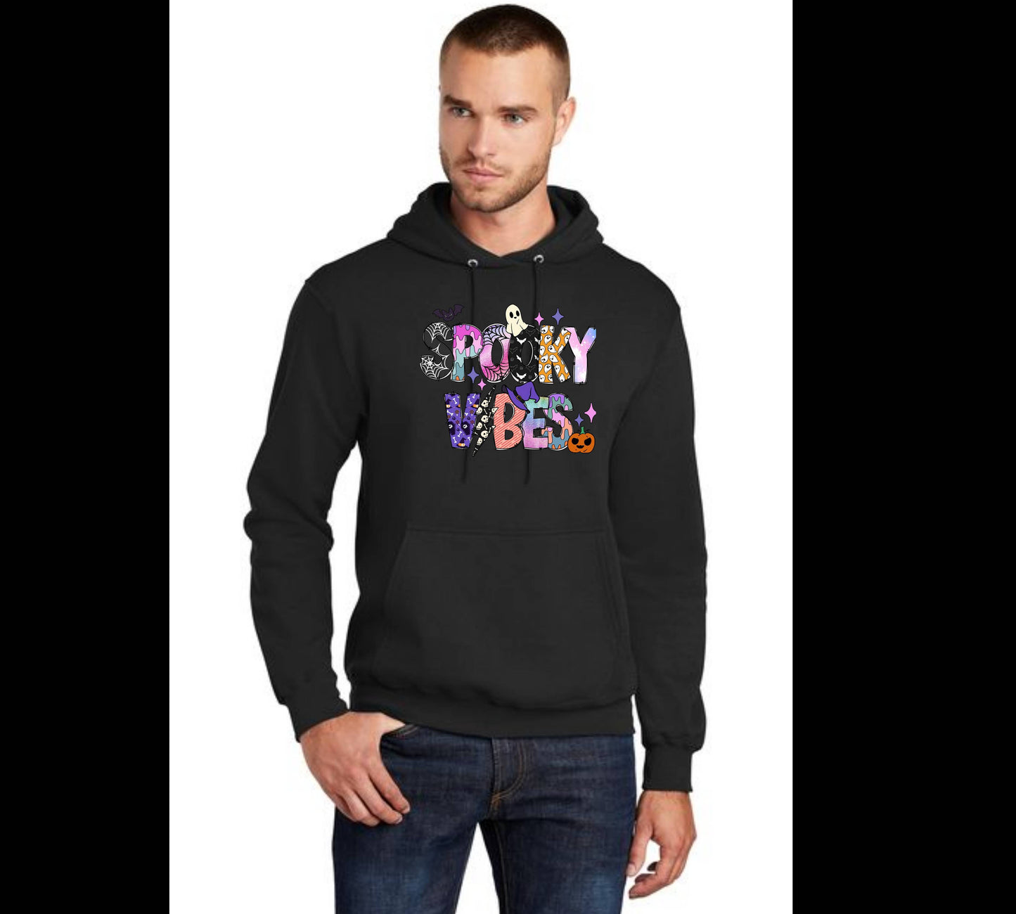 HALLOWEEN PC78H Port & Company® Core Fleece Pullover Hooded Sweatshirt HW-68