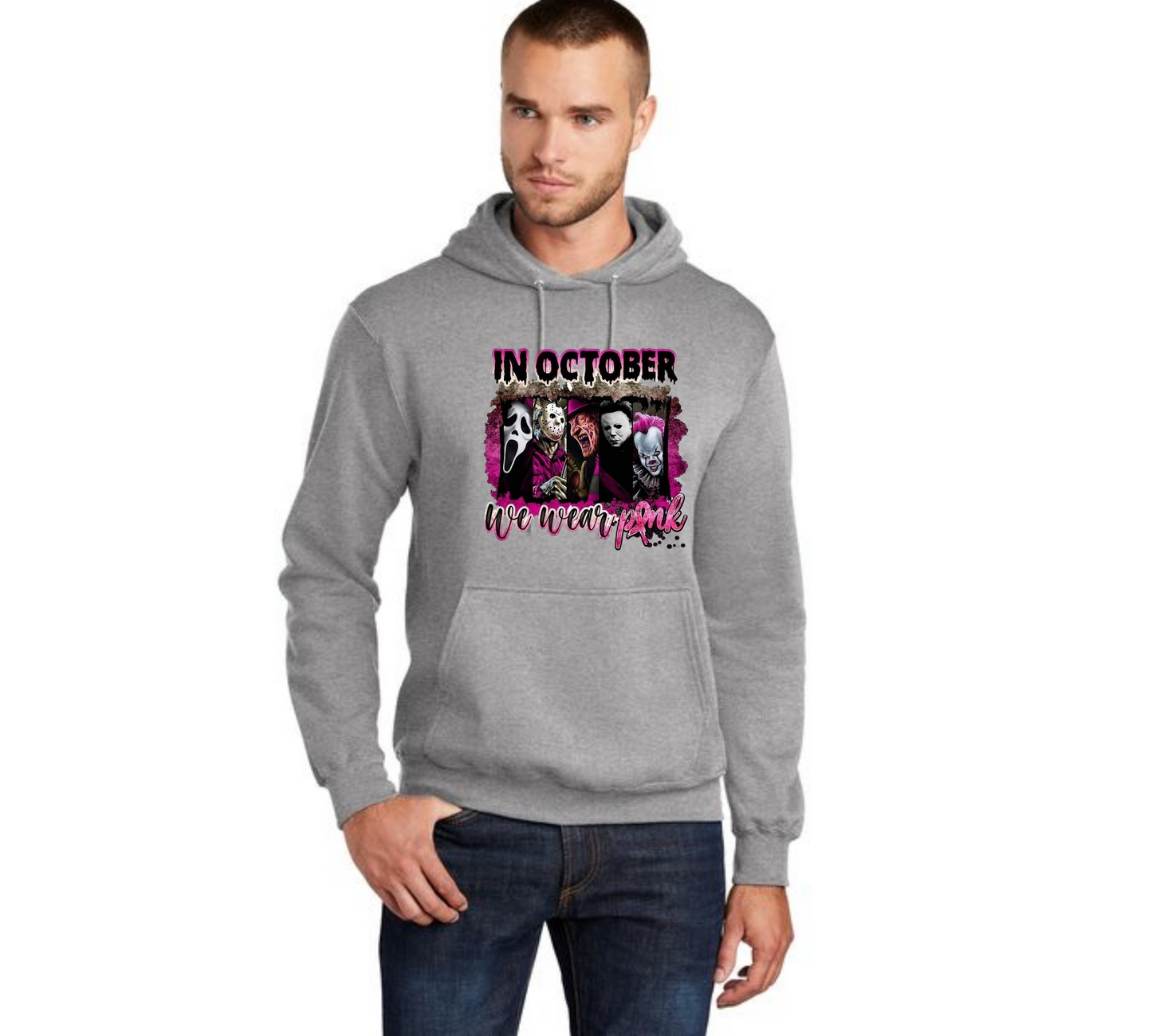 HALLOWEEN PC78H Port & Company® Core Fleece Pullover Hooded Sweatshirt HW-70