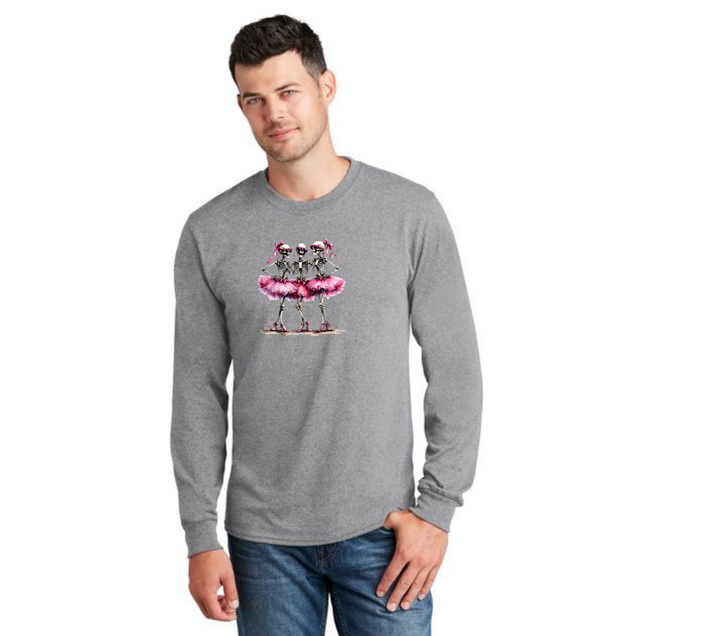 HALLOWEEN PC55LS Port & Company® Long Sleeve Core Cotton Tee HW-71