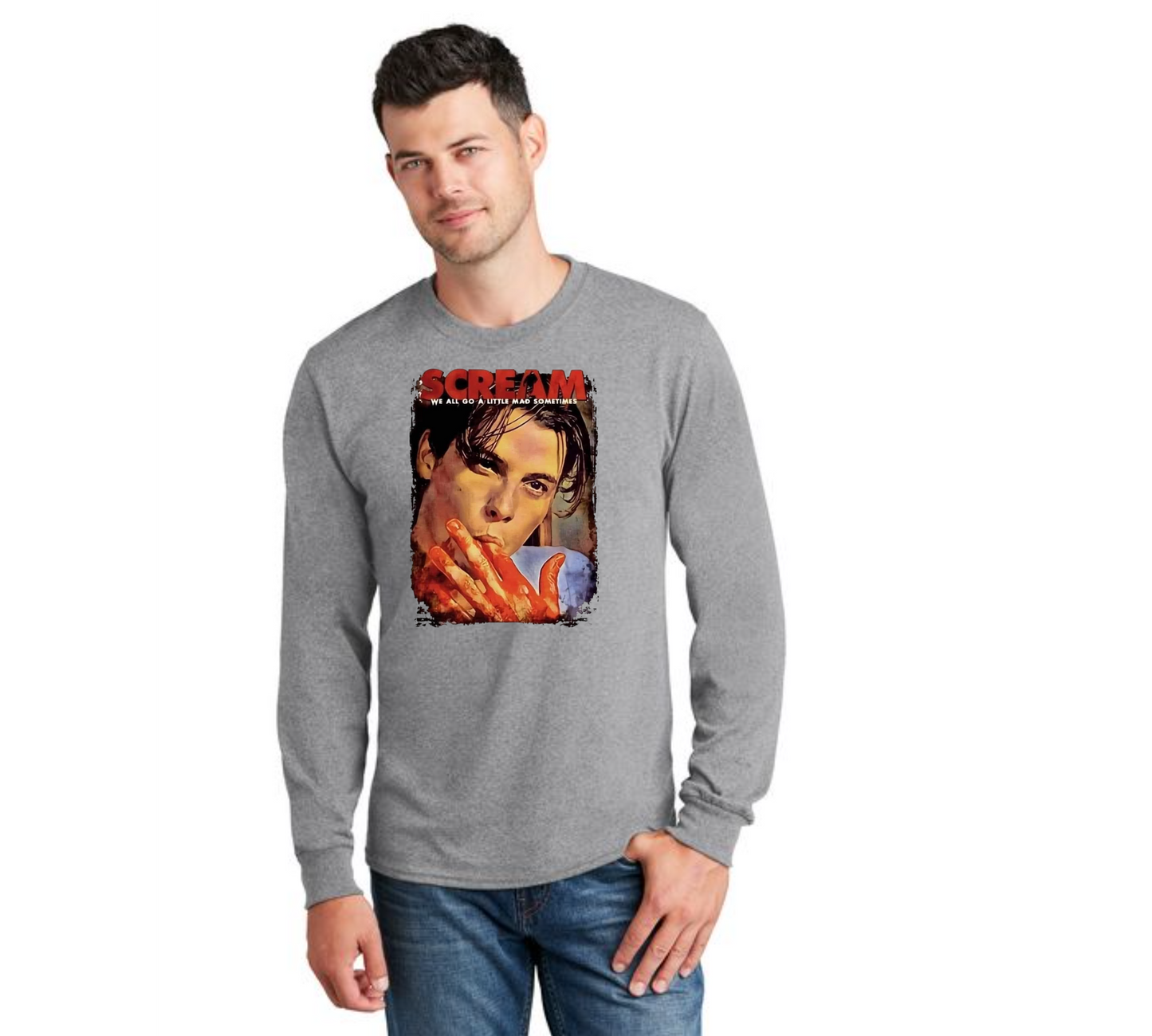 HALLOWEEN PC55LS Port & Company® Long Sleeve Core Cotton Tee HW-41