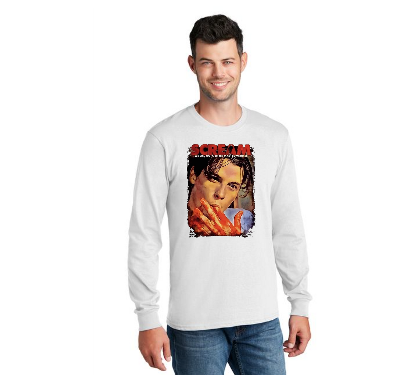 HALLOWEEN PC55LS Port & Company® Long Sleeve Core Cotton Tee HW-41