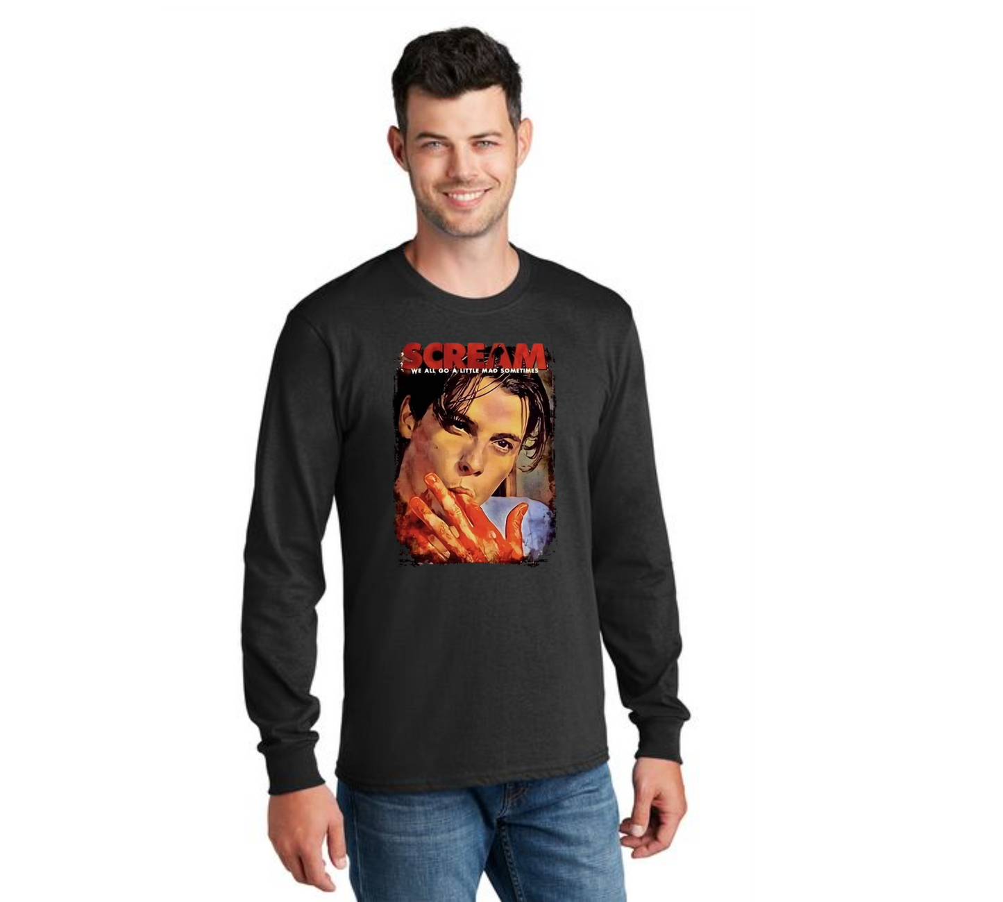 HALLOWEEN PC55LS Port & Company® Long Sleeve Core Cotton Tee HW-41