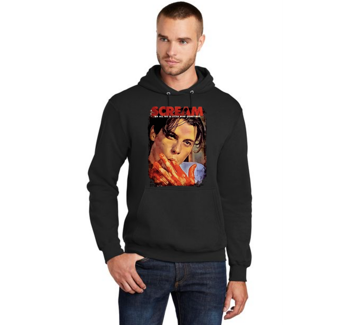 HALLOWEEN PC78H Port & Company® Core Fleece Pullover Hooded Sweatshirt HW-41