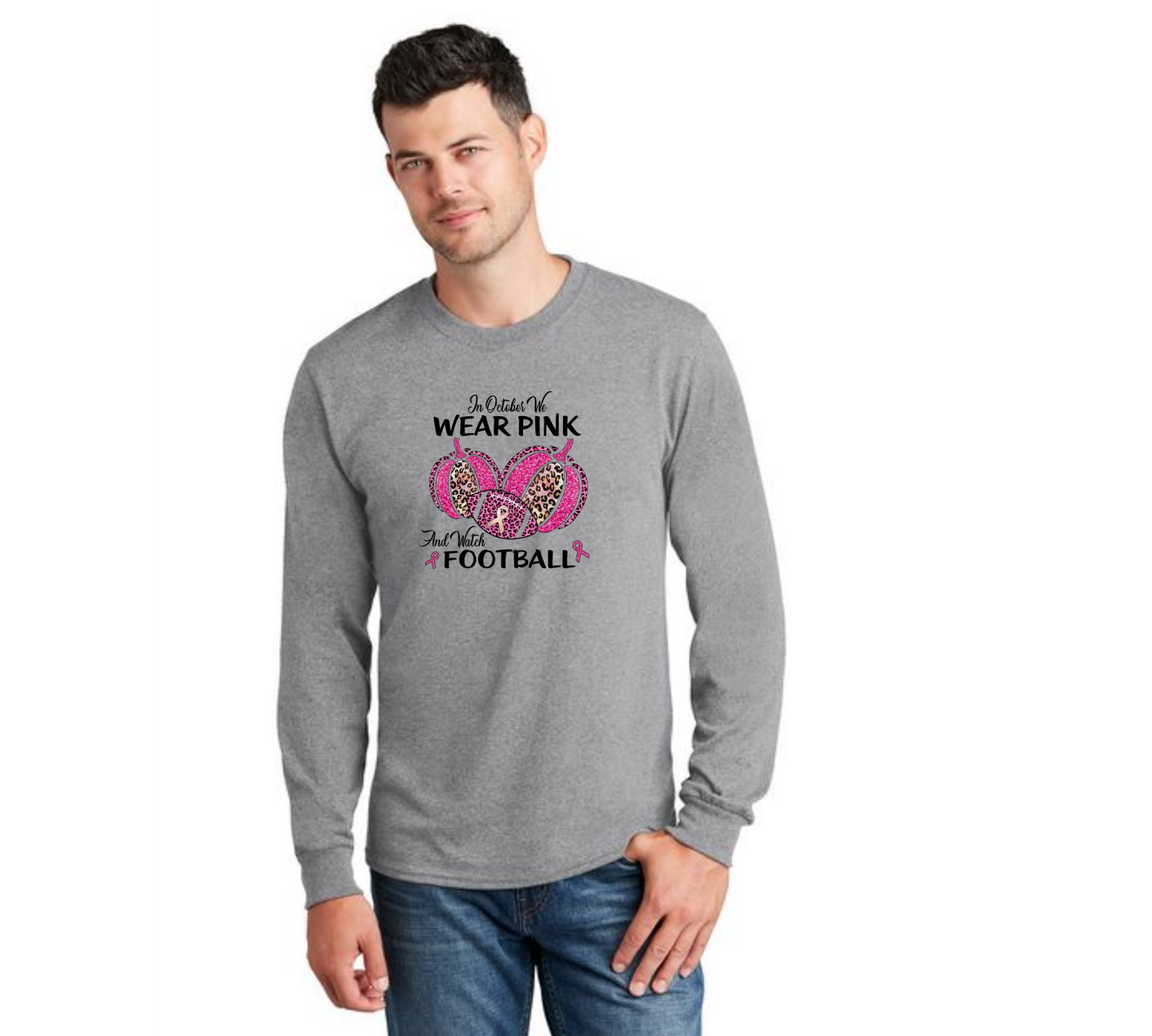 HALLOWEEN PC55LS Port & Company® Long Sleeve Core Cotton Tee HW-73