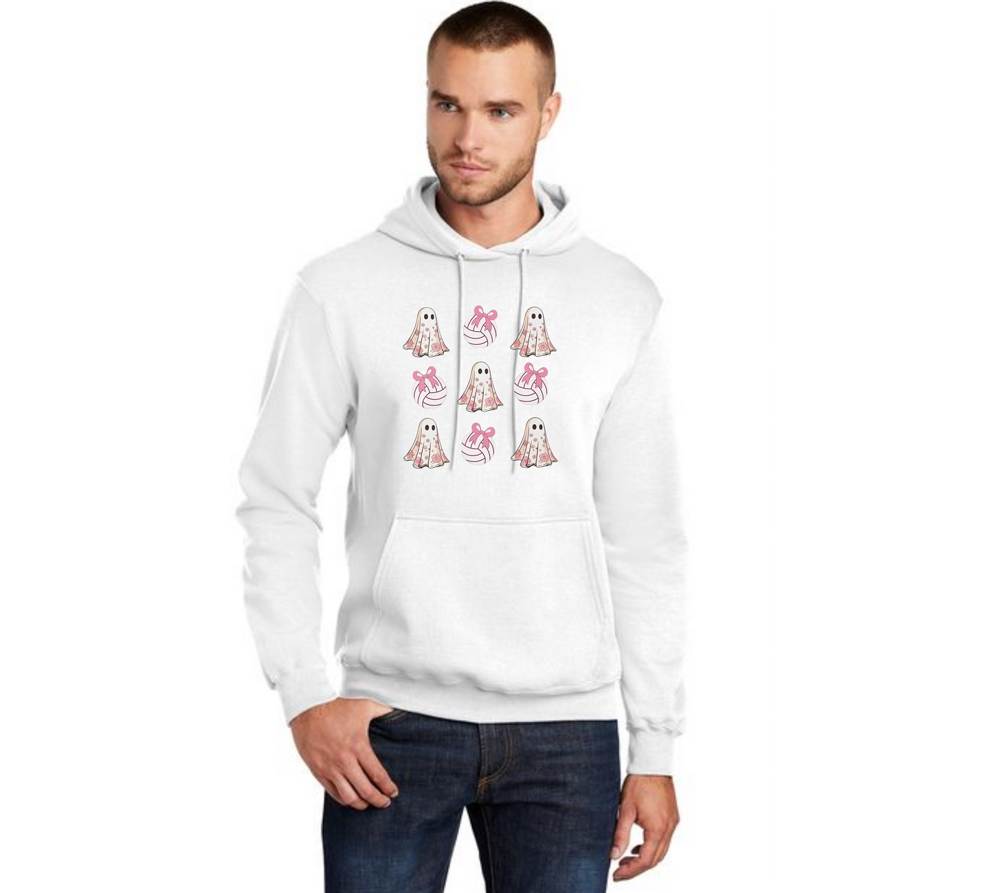 HALLOWEEN PC78H Port & Company® Core Fleece Pullover Hooded Sweatshirt HW-75