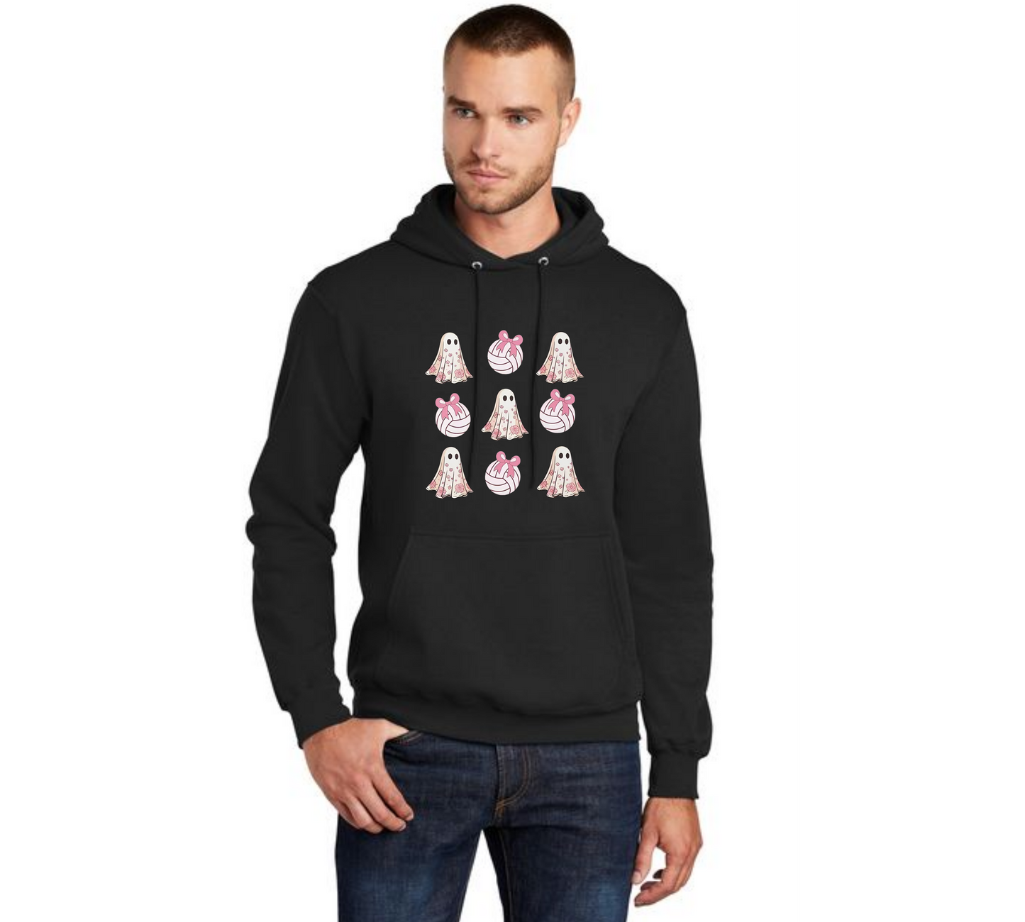 HALLOWEEN PC78H Port & Company® Core Fleece Pullover Hooded Sweatshirt HW-75