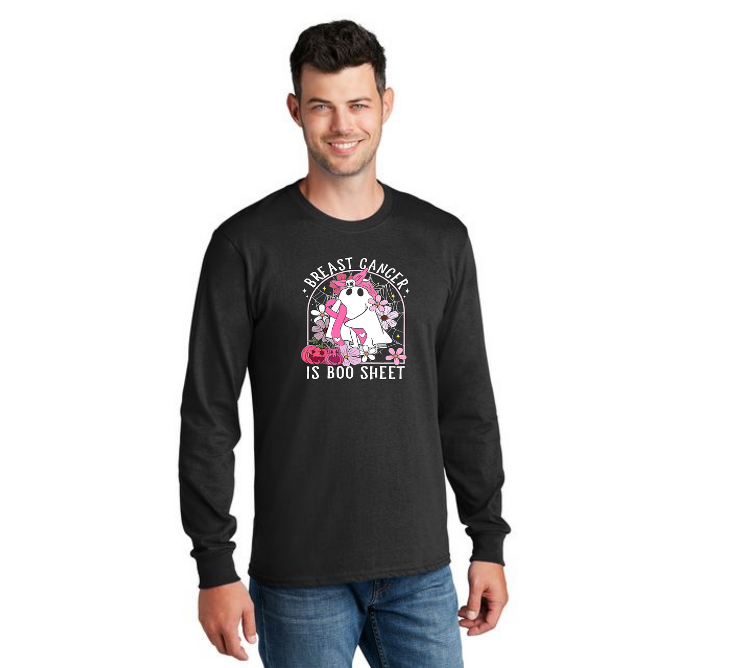 HALLOWEEN PC55LS Port & Company® Long Sleeve Core Cotton Tee HW-77