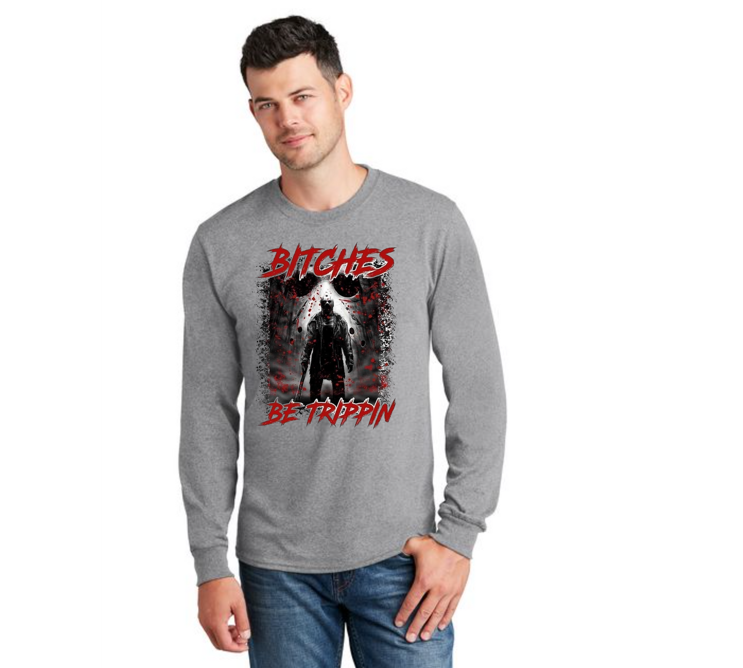 HALLOWEEN PC55LS Port & Company® Long Sleeve Core Cotton Tee HW-42