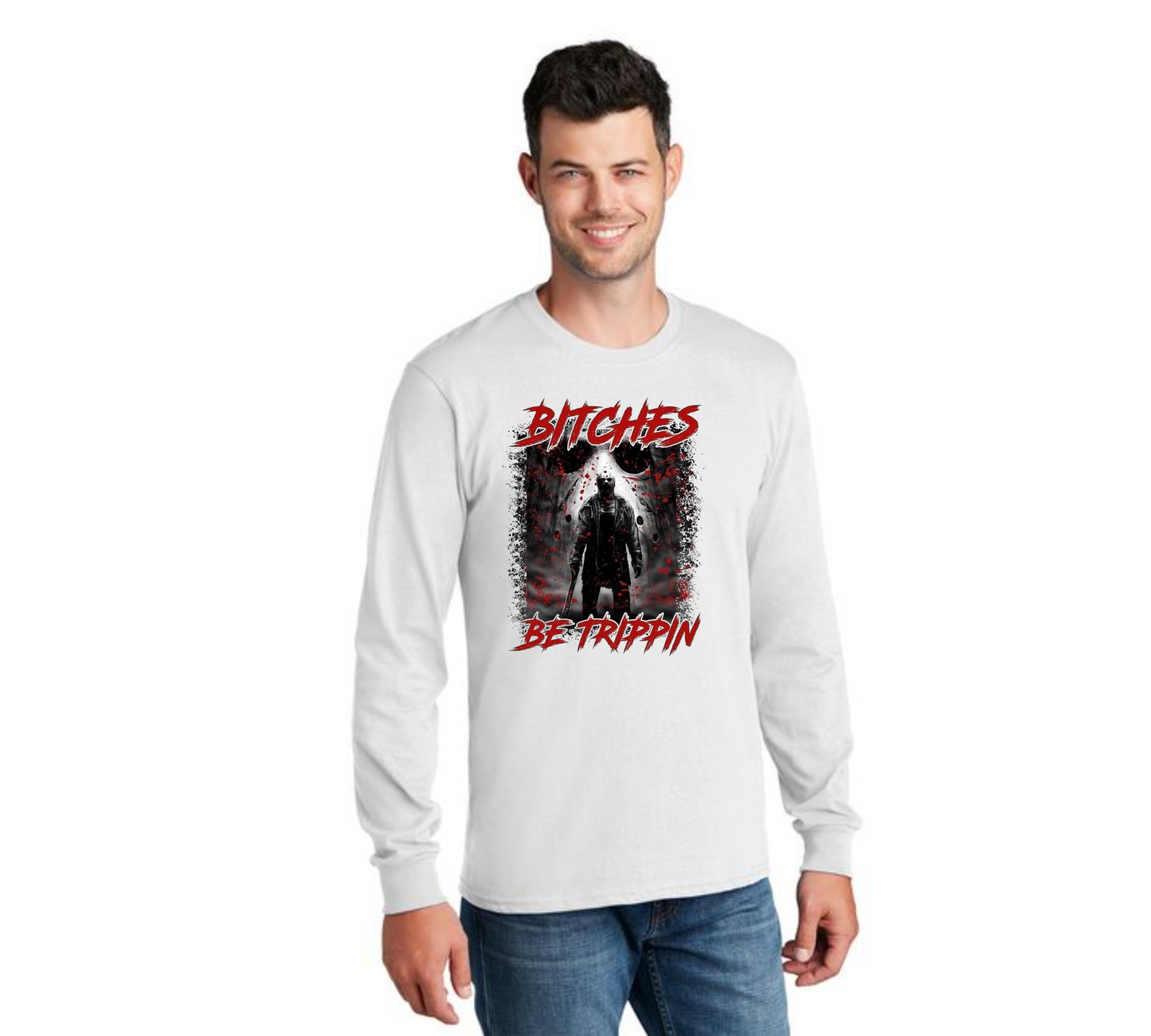 HALLOWEEN PC55LS Port & Company® Long Sleeve Core Cotton Tee HW-42