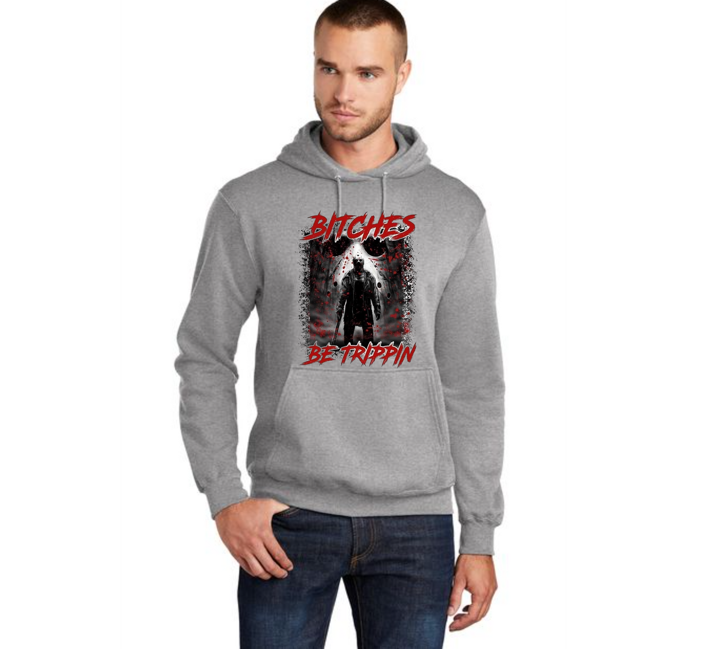 HALLOWEEN PC78H Port & Company® Core Fleece Pullover Hooded Sweatshirt HW-42