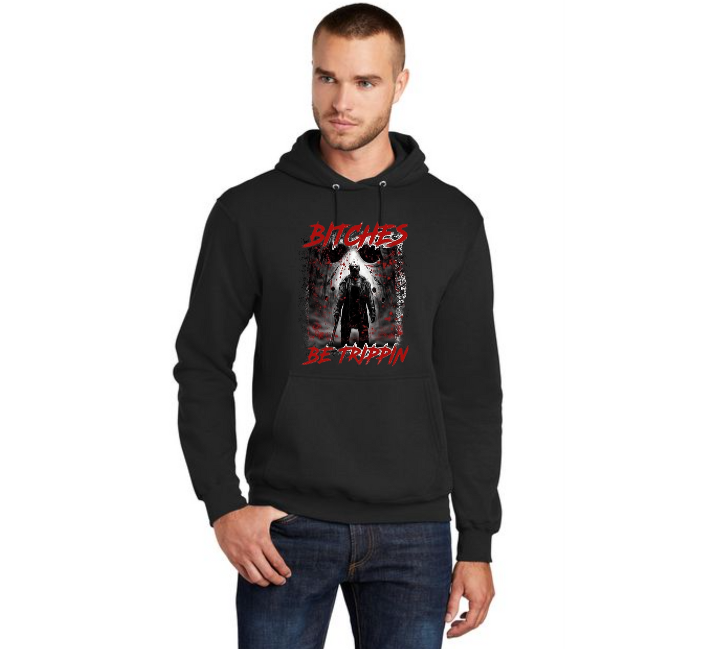 HALLOWEEN PC78H Port & Company® Core Fleece Pullover Hooded Sweatshirt HW-42