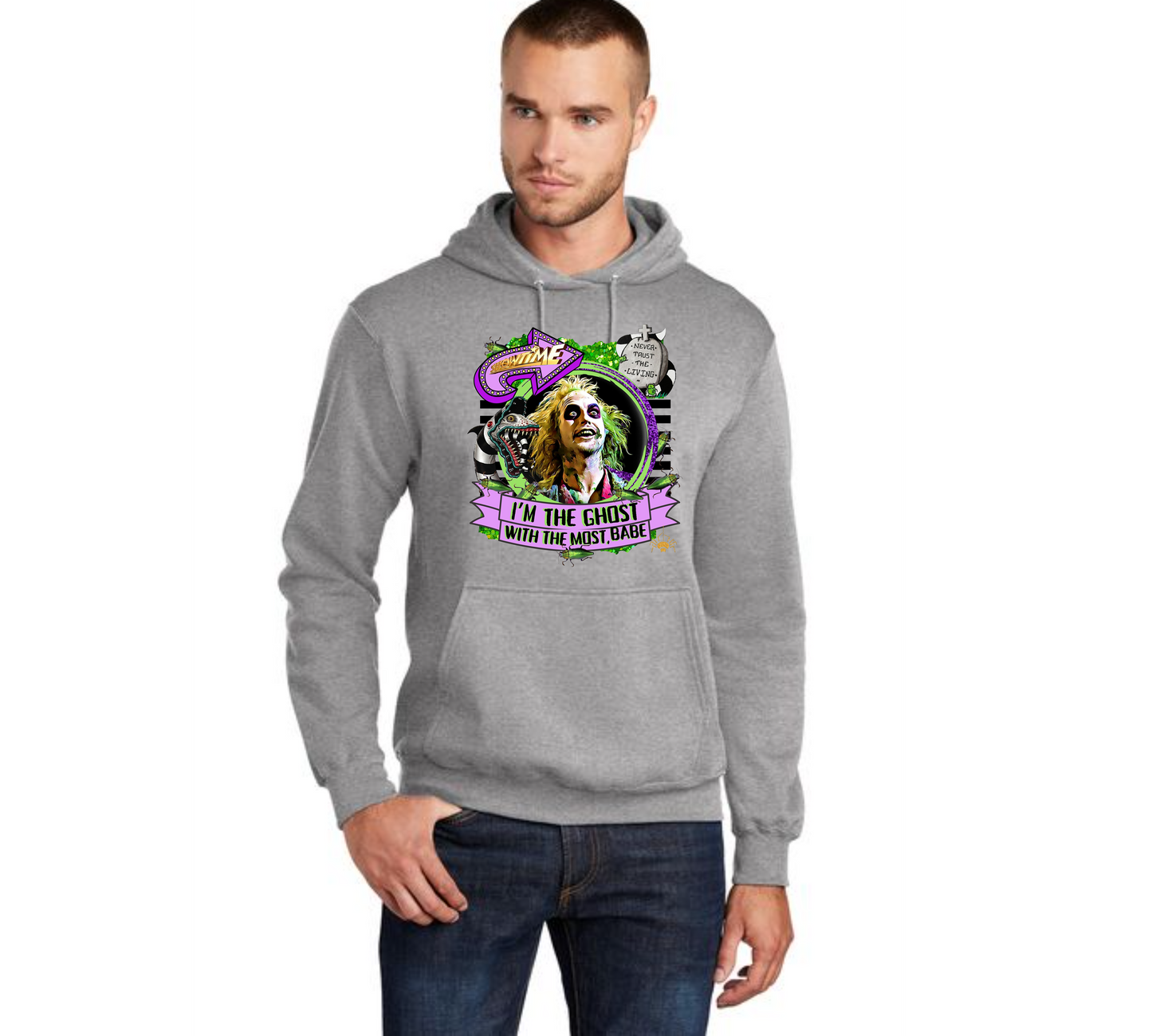 HALLOWEEN PC78H Port & Company® Core Fleece Pullover Hooded Sweatshirt HW-44