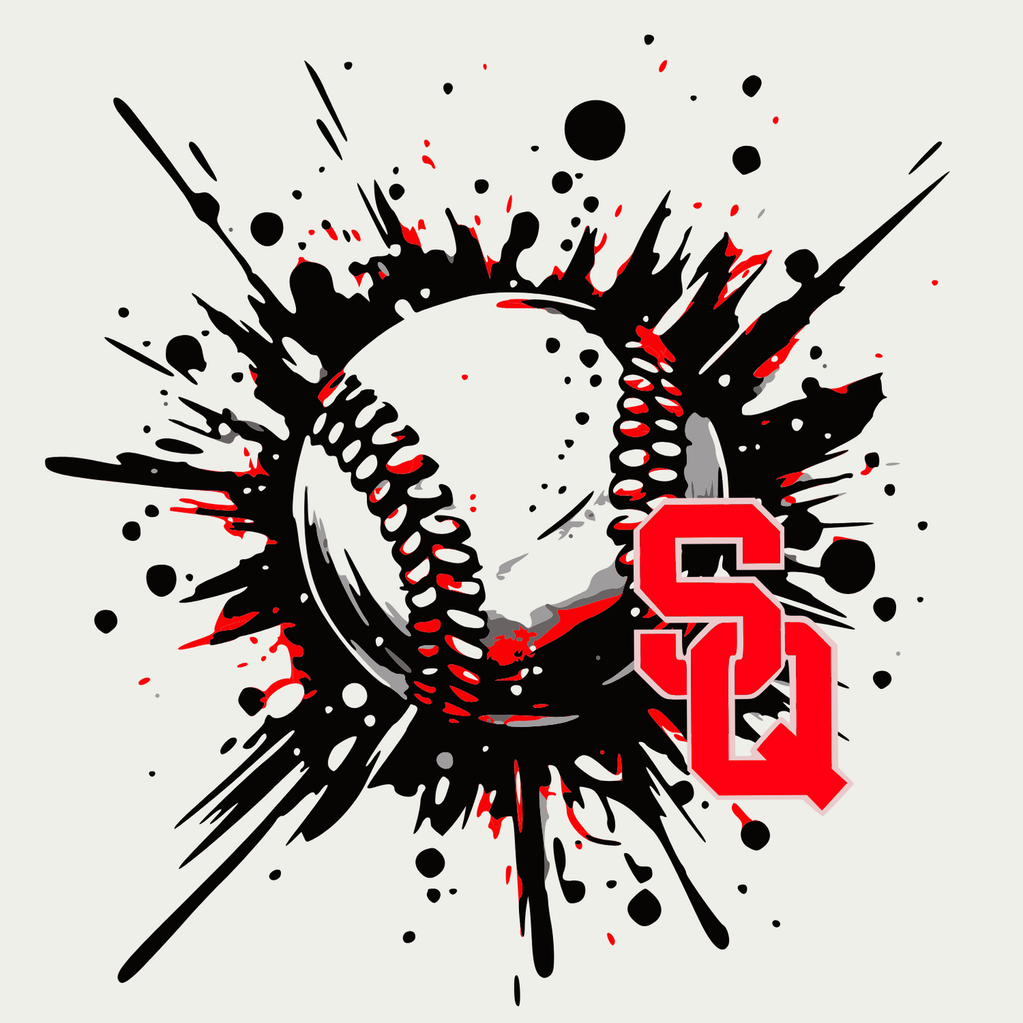 SALEM QUAKERS SOFTBALL PC54LS Port & Company® Long Sleeve Core Cotton Tee 14