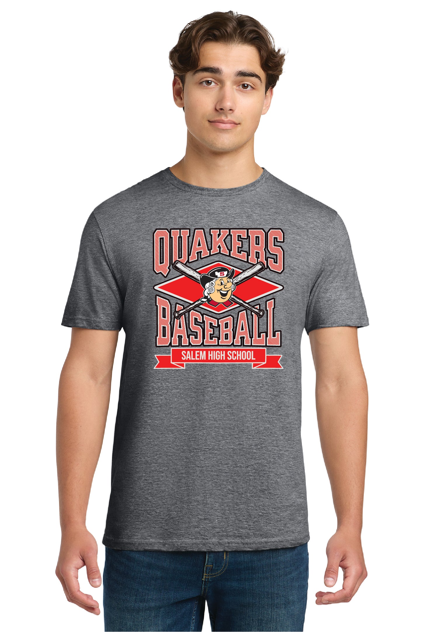 QUAKERS BASEBALL 64000 Gildan Softstyle® T-Shirt 2