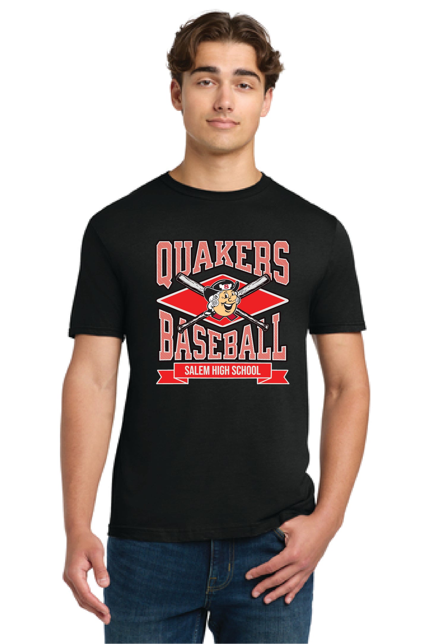 QUAKERS BASEBALL 64000 Gildan Softstyle® T-Shirt 2