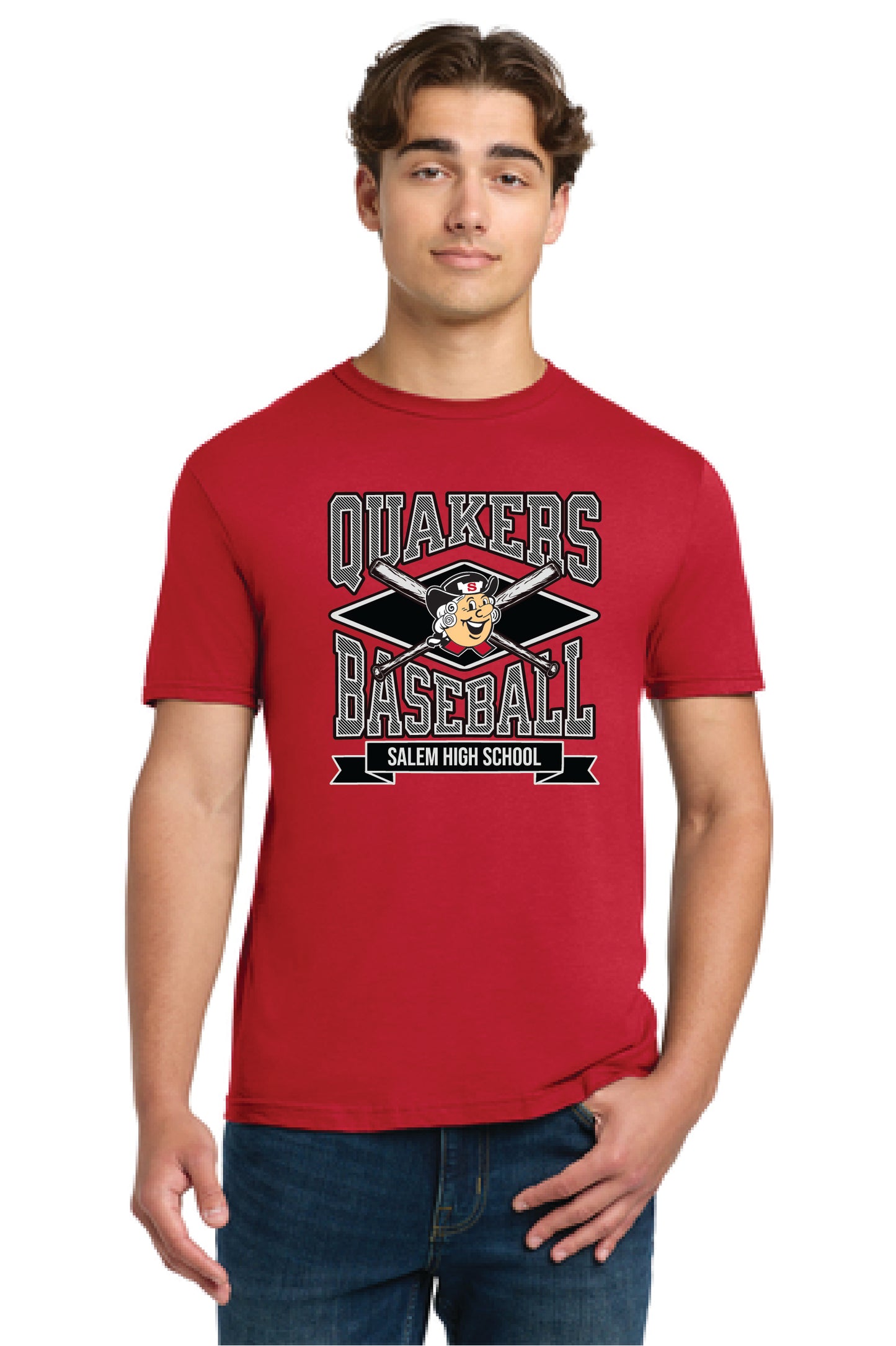 QUAKERS BASEBALL 64000 Gildan Softstyle® T-Shirt 2