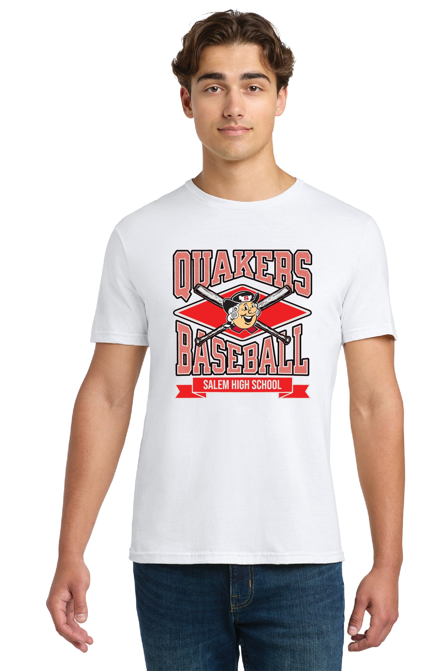 QUAKERS BASEBALL 64000 Gildan Softstyle® T-Shirt 2