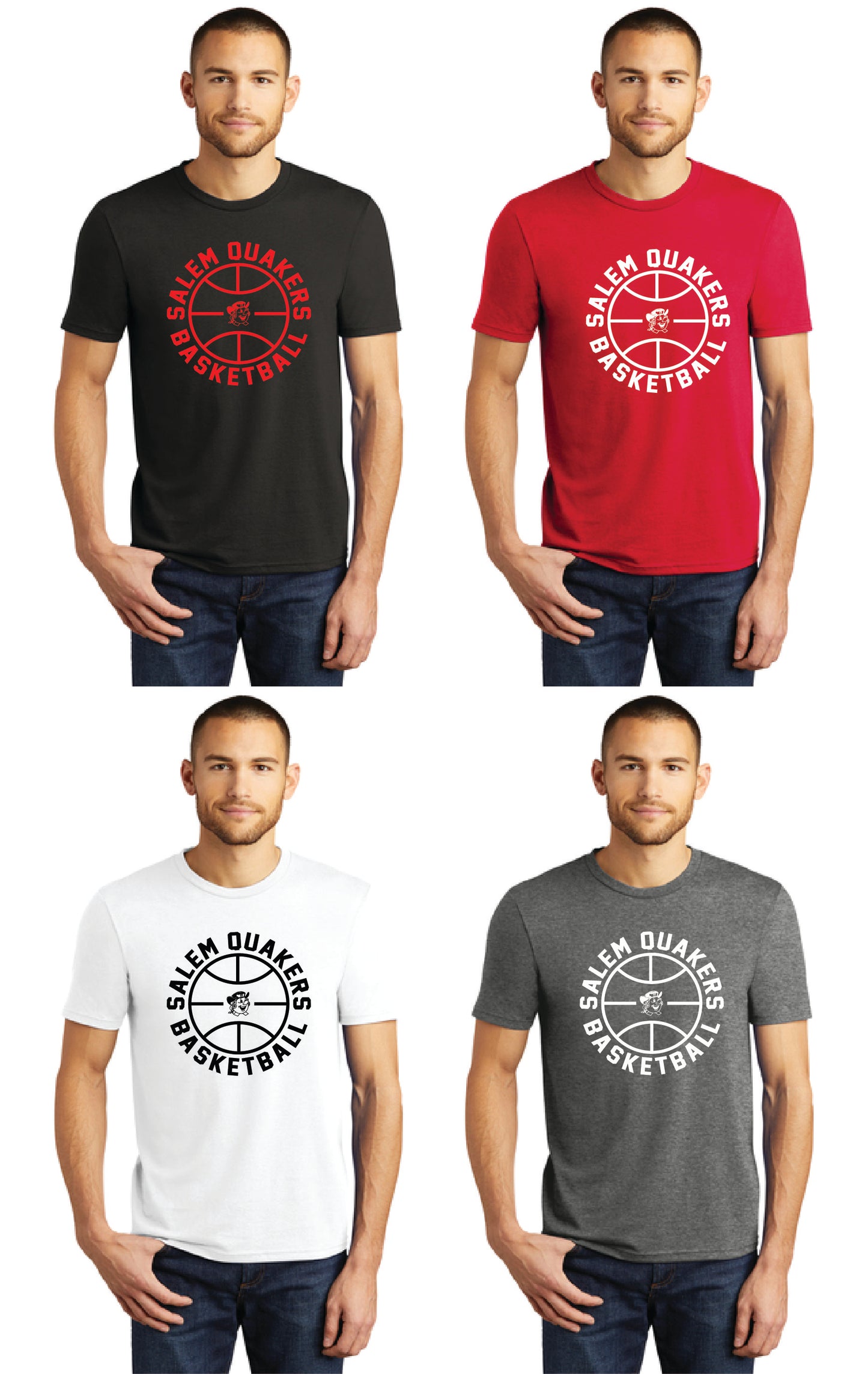 Salem Quakers Basketball DM130 District ® Perfect Tri ® Tee 8