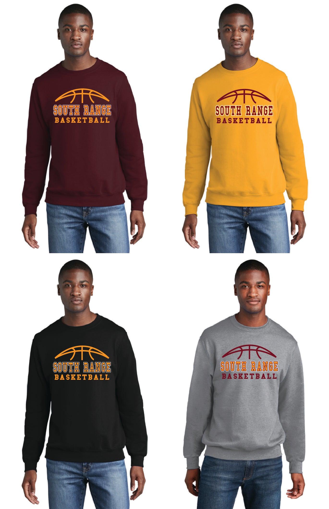 SOUTH RANGE RAIDERS PC78 Port & Company® Core Fleece Crewneck Sweatshirt 2