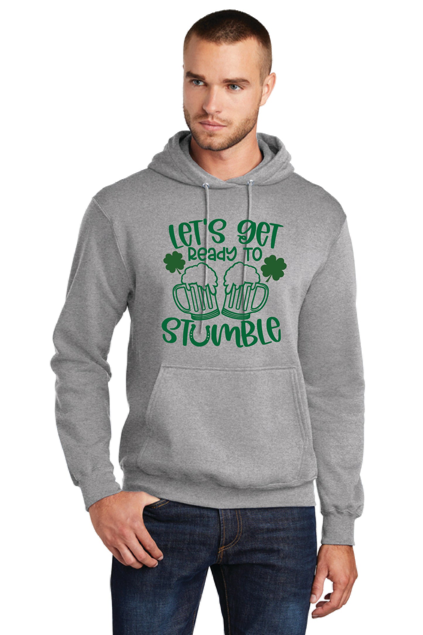 READY TO RUMBLE Port & Company® Core Fleece Pullover Hooded Sweatshirt 23