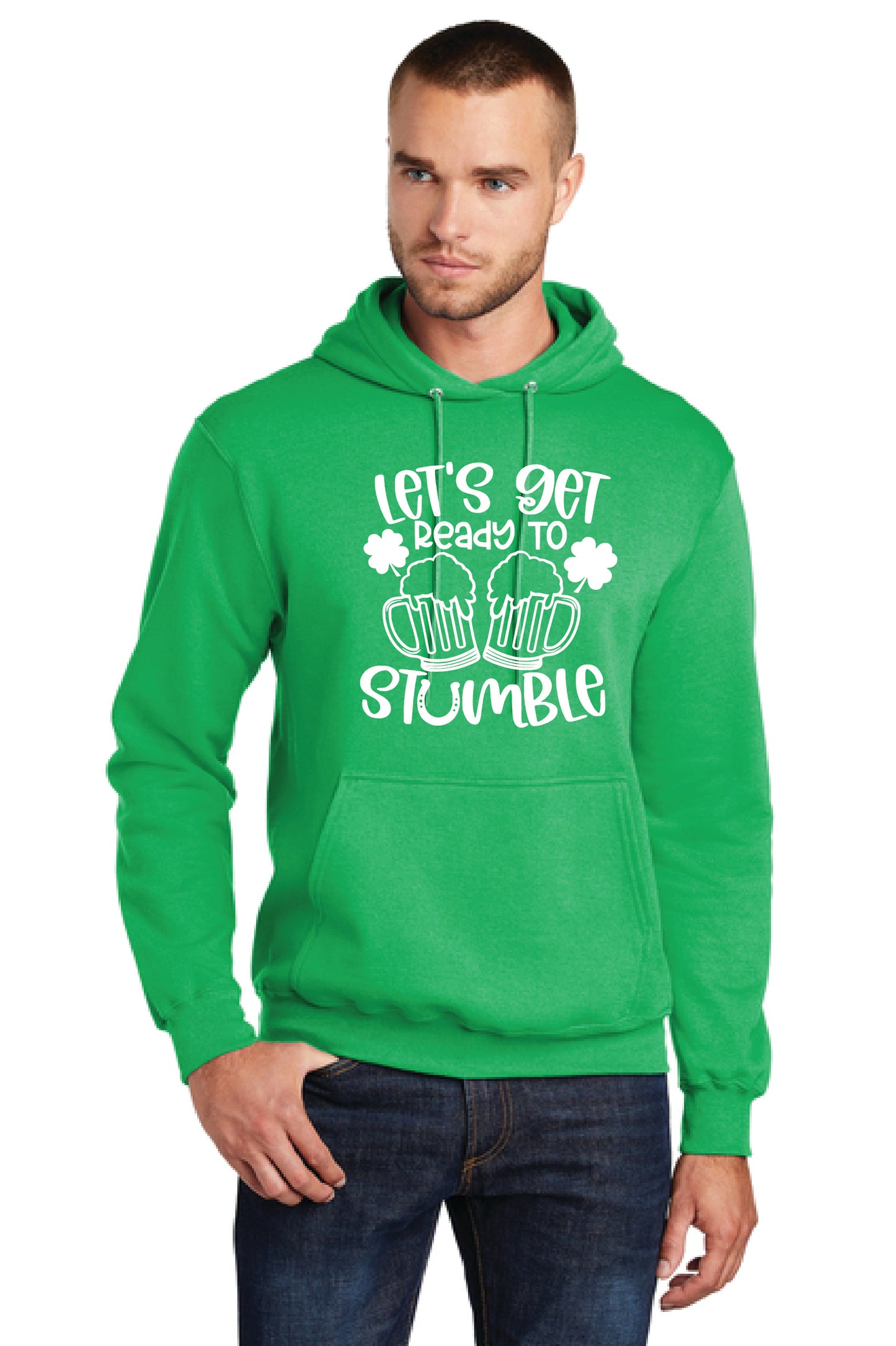 READY TO RUMBLE Port & Company® Core Fleece Pullover Hooded Sweatshirt 23