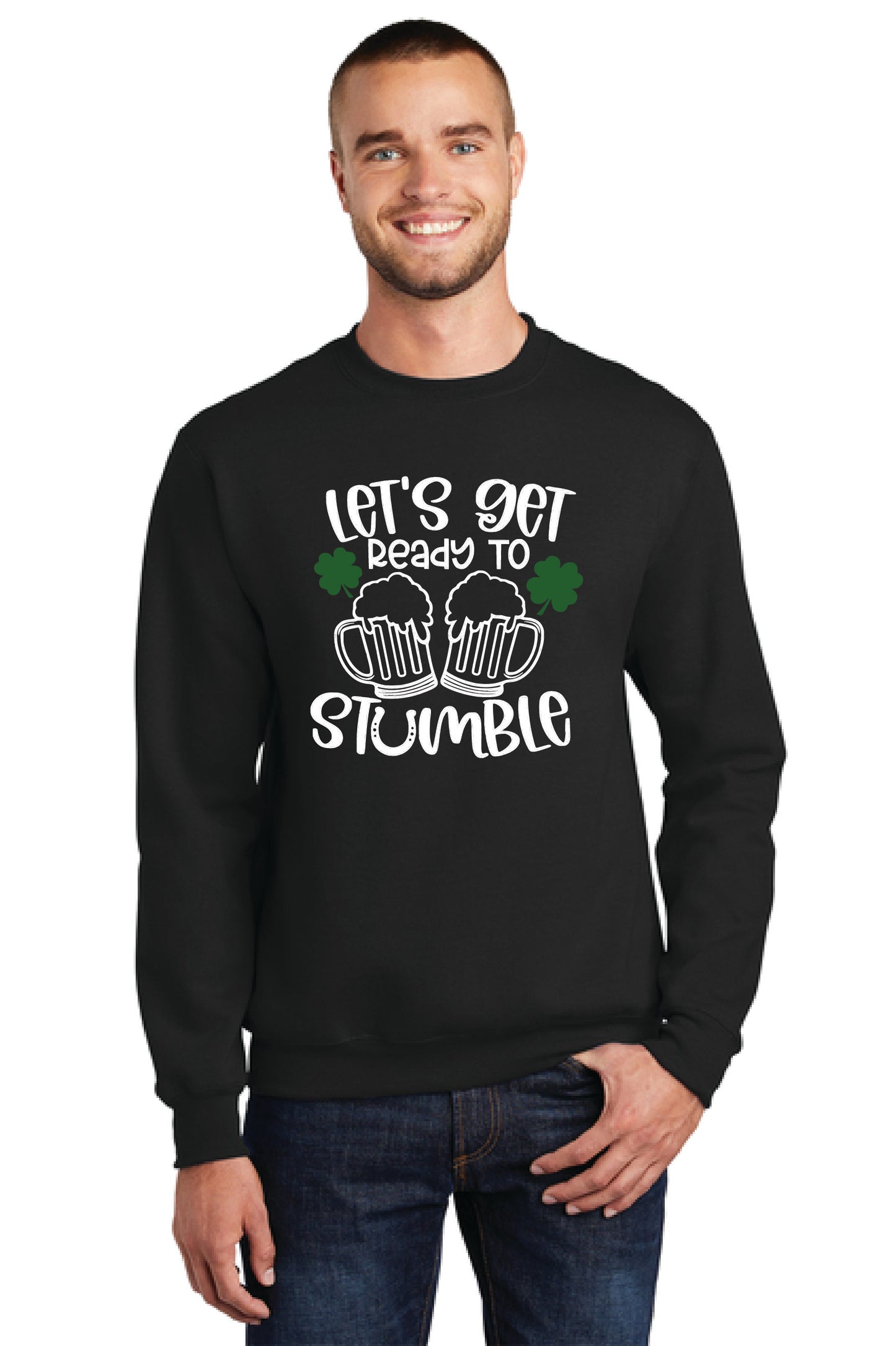 READY TO RUMBLE PC78 Port & Company® Core Fleece Crewneck Sweatshirt 23