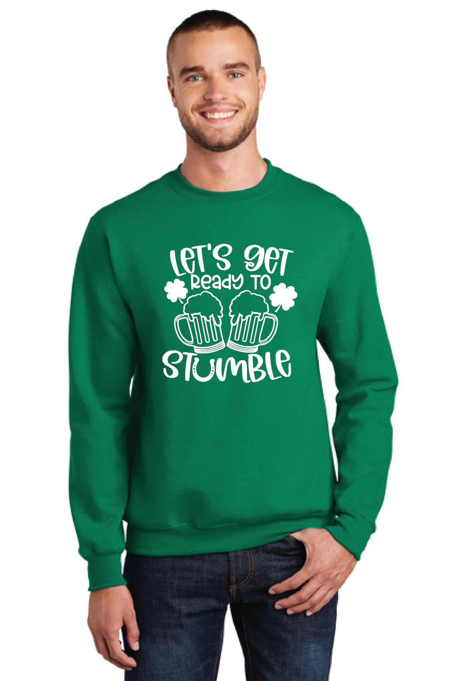 READY TO RUMBLE PC78 Port & Company® Core Fleece Crewneck Sweatshirt 23